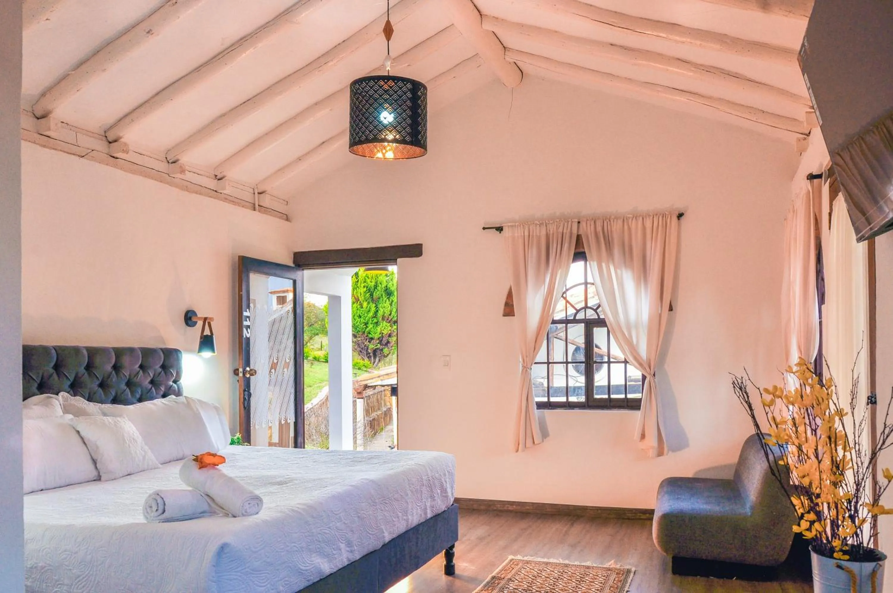 Photo of the whole room in Hotel el Mirador Villa de Leyva