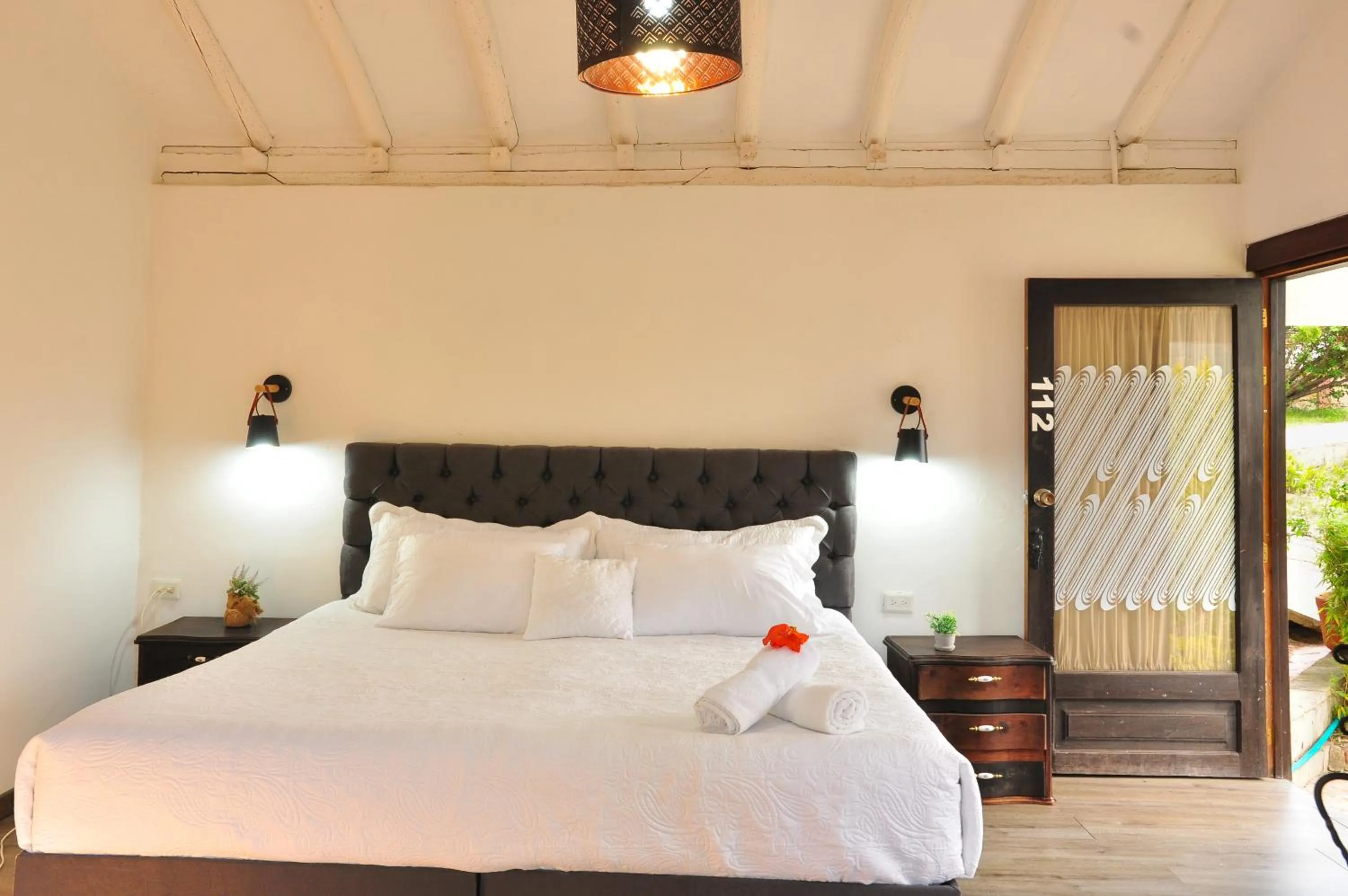 Bed in Hotel el Mirador Villa de Leyva