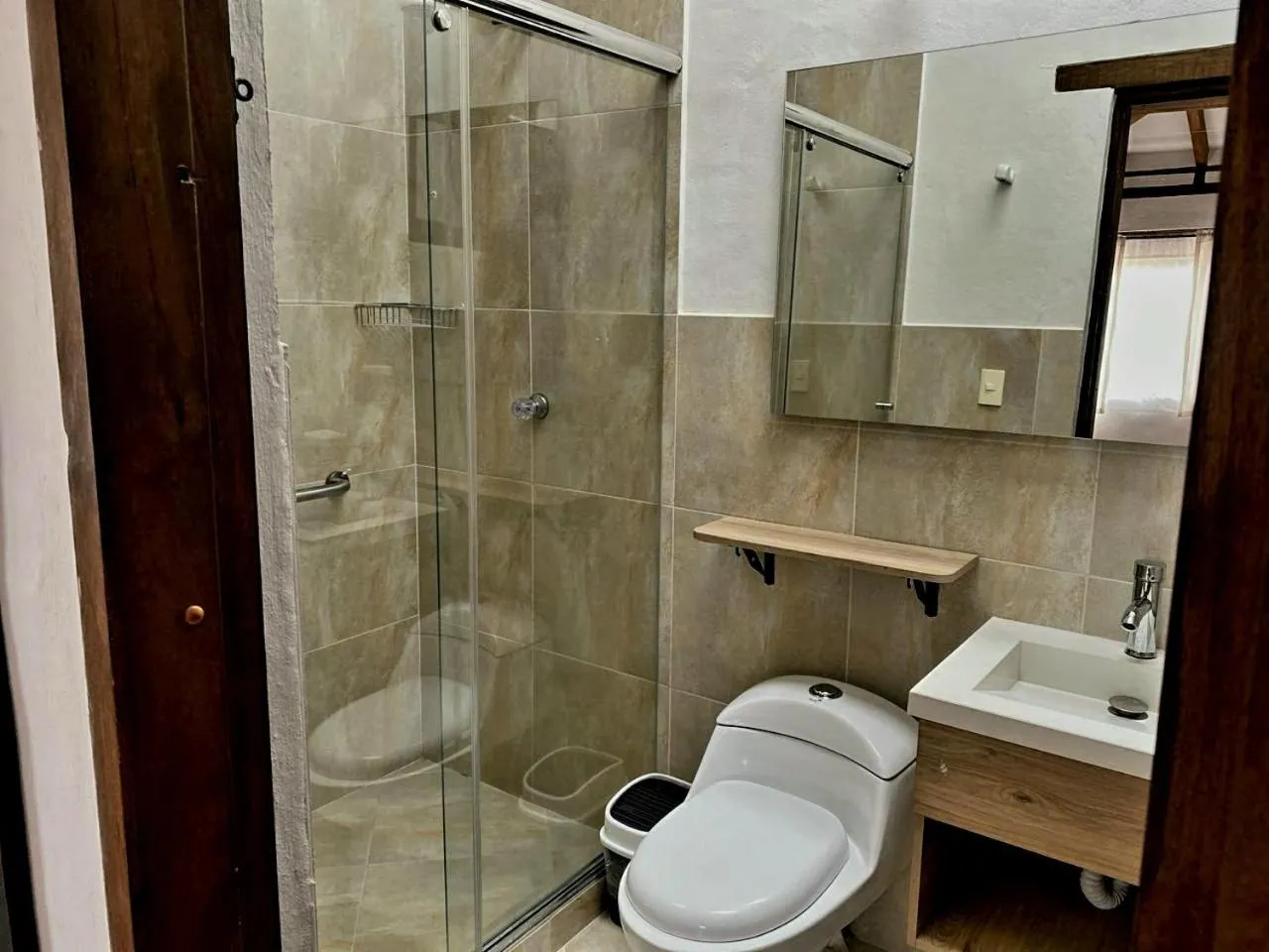 Bathroom in Hotel el Mirador Villa de Leyva