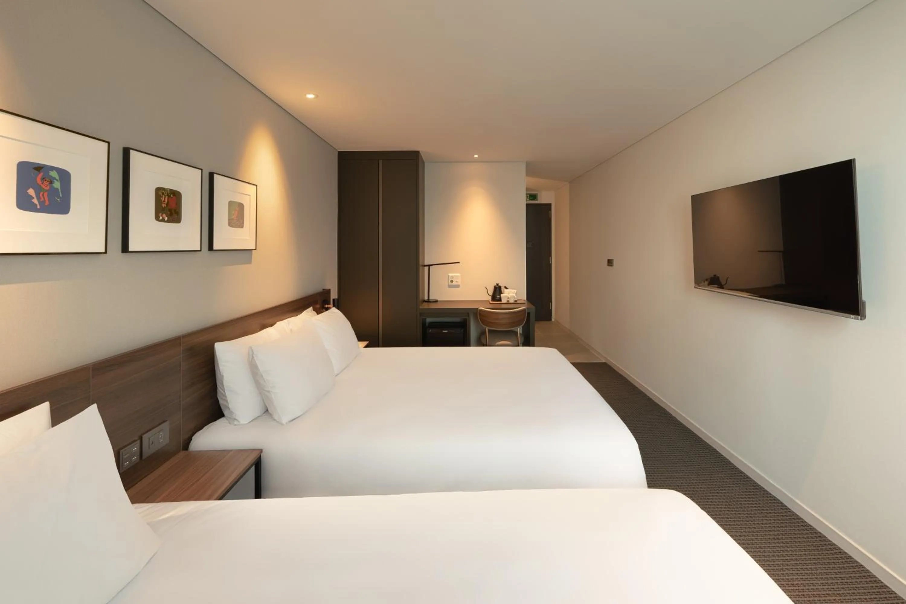Bedroom, Bed in Urbanstay Busan songdo Beach