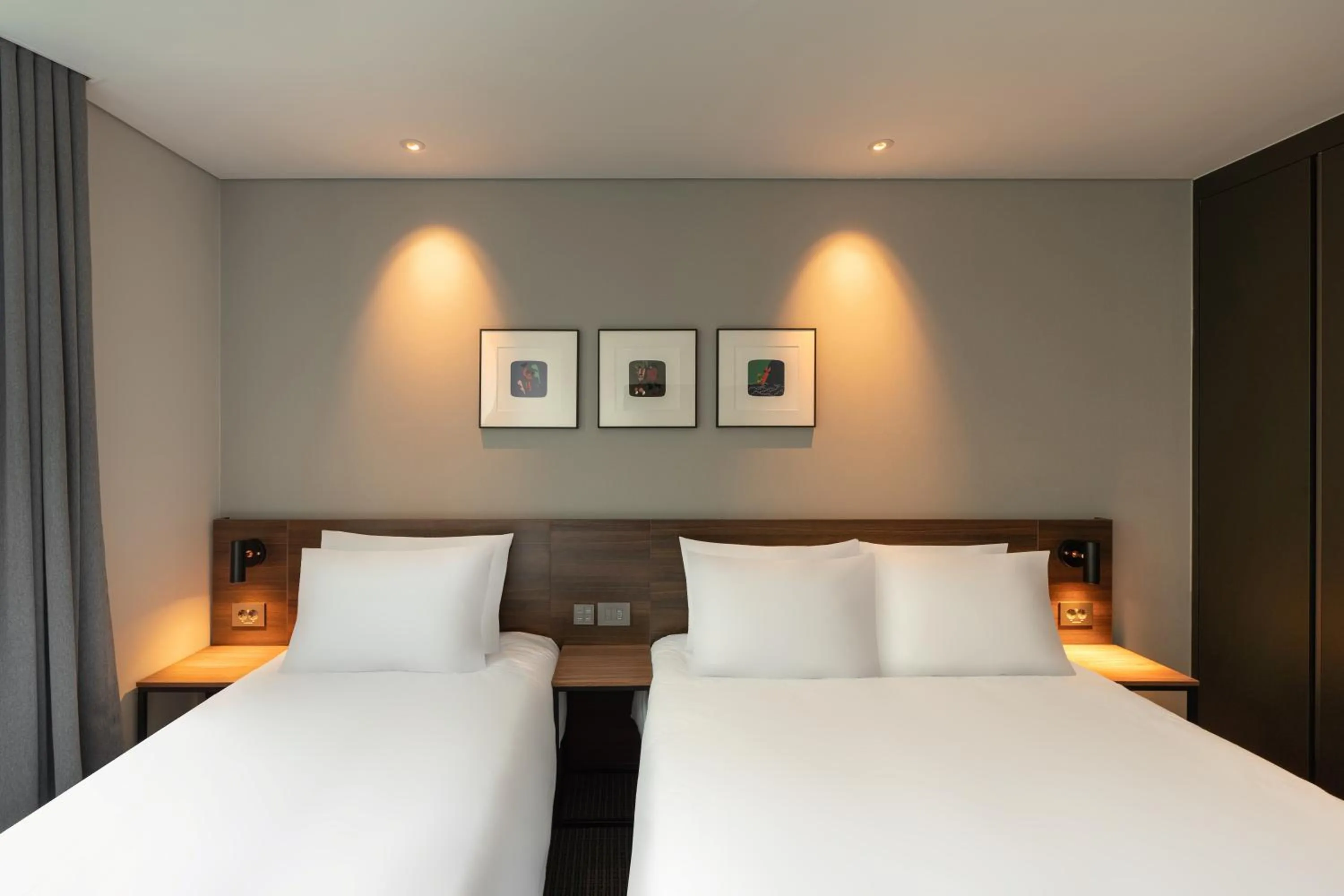 Bedroom, Bed in Urbanstay Busan songdo Beach