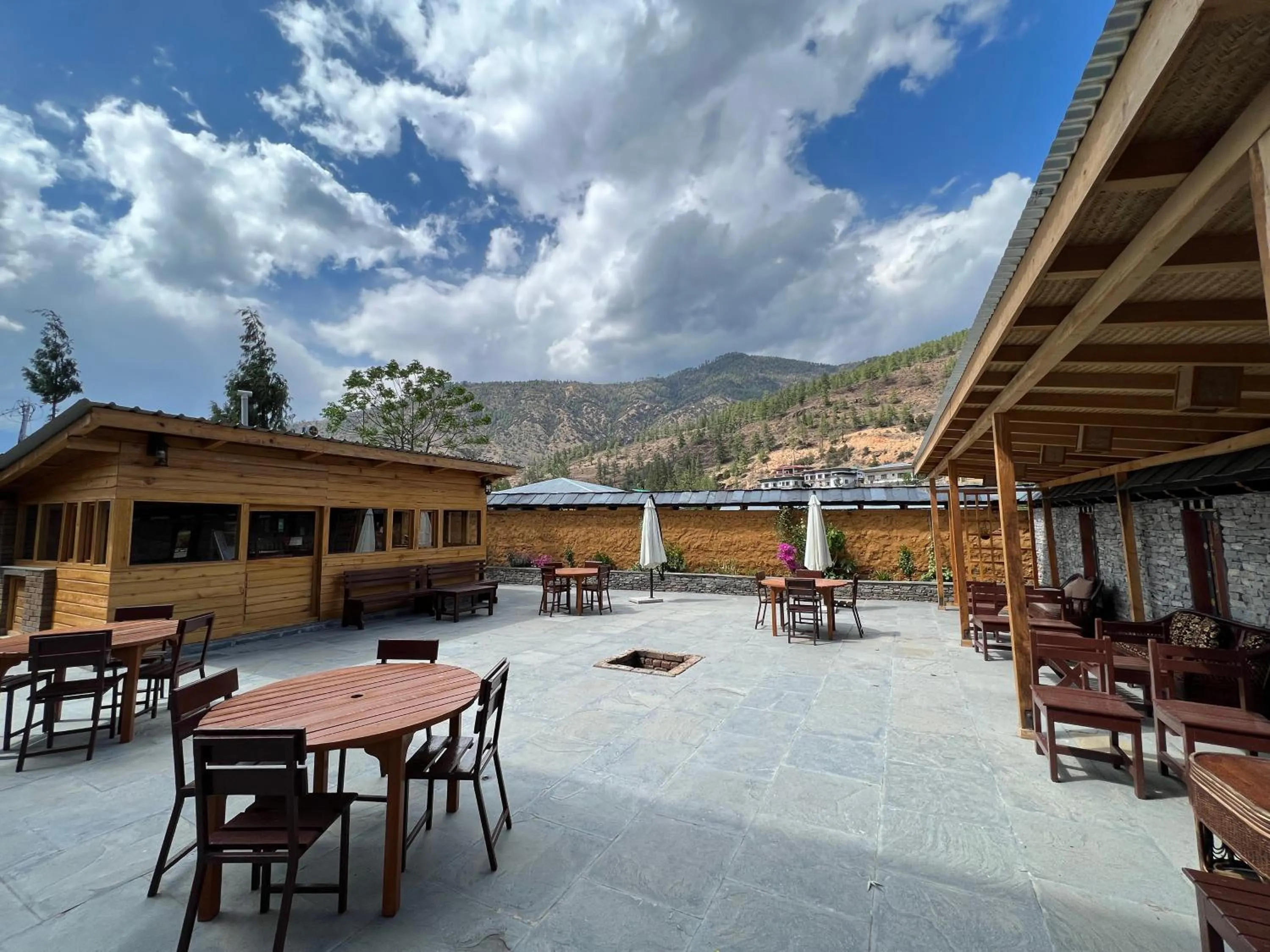 Patio in Paro Eco Lodge