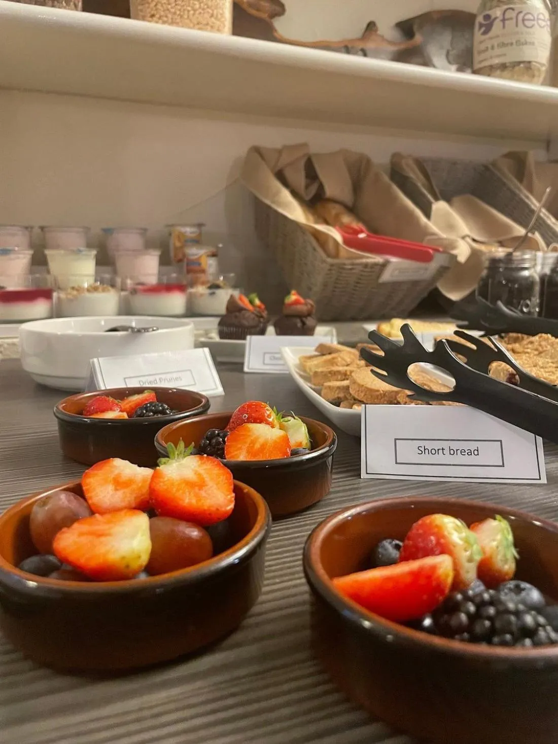 Continental breakfast in The Dog & Partridge Country Inn