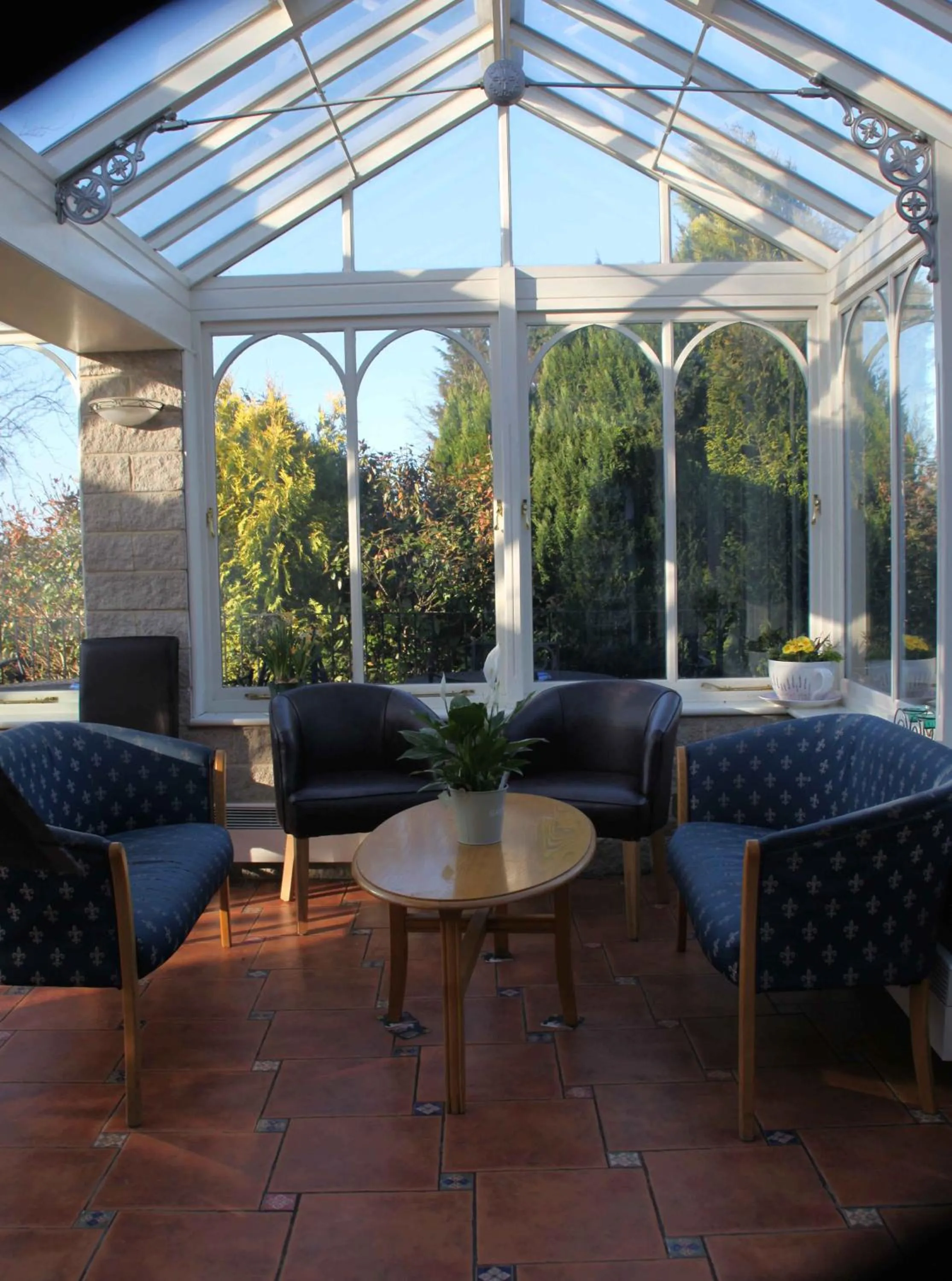 Seating area in The Dog & Partridge Country Inn