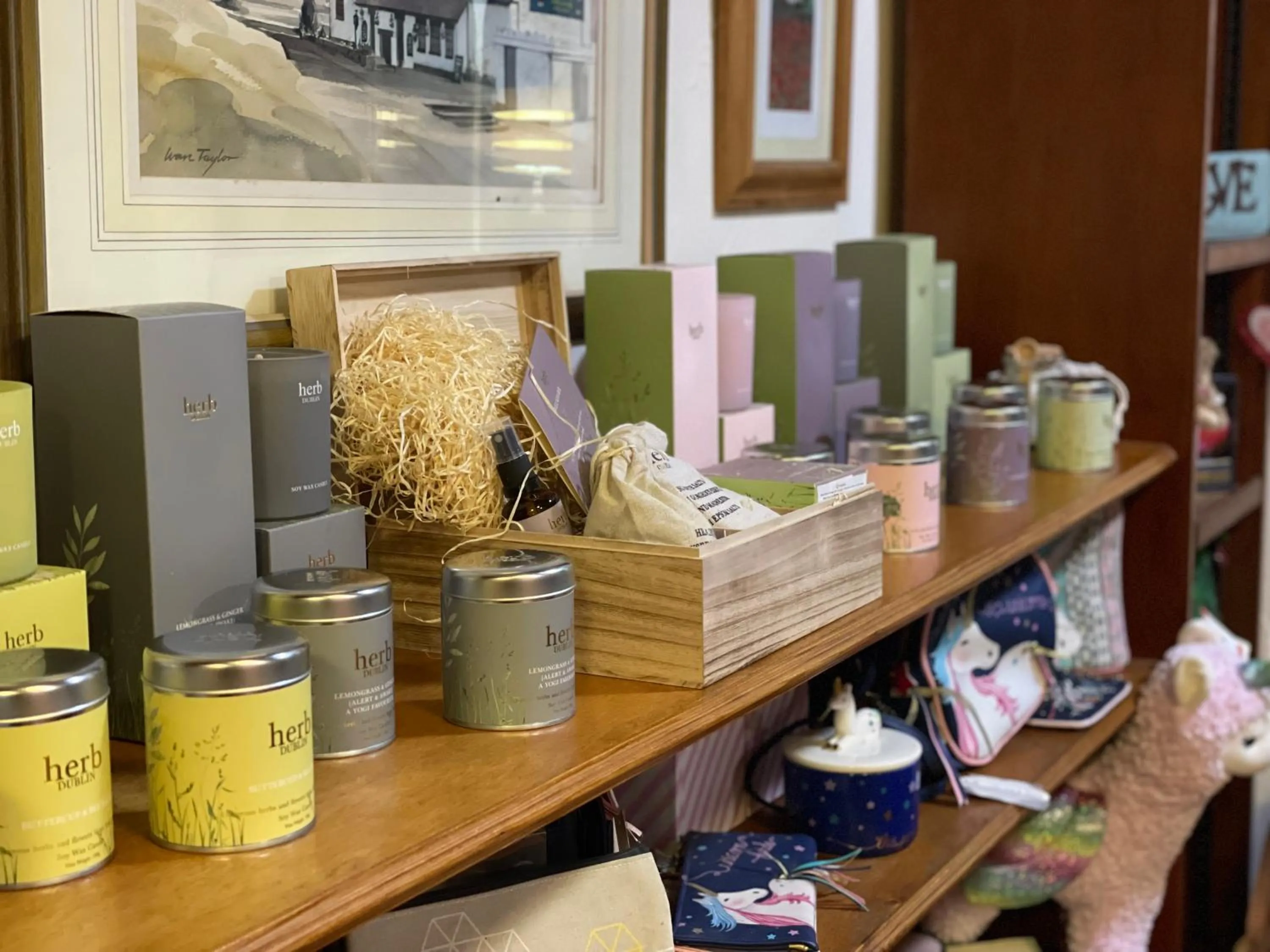 Shopping Area in The Dog & Partridge Country Inn