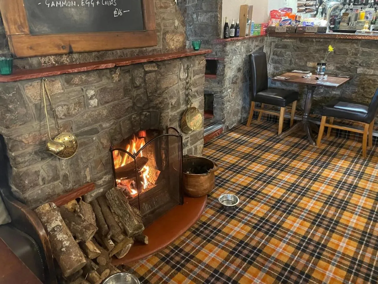 Seating area in The Dog & Partridge Country Inn
