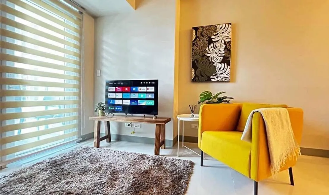 Living room in Uptown Parksuites Tower Two - BGC Taguig, Manila