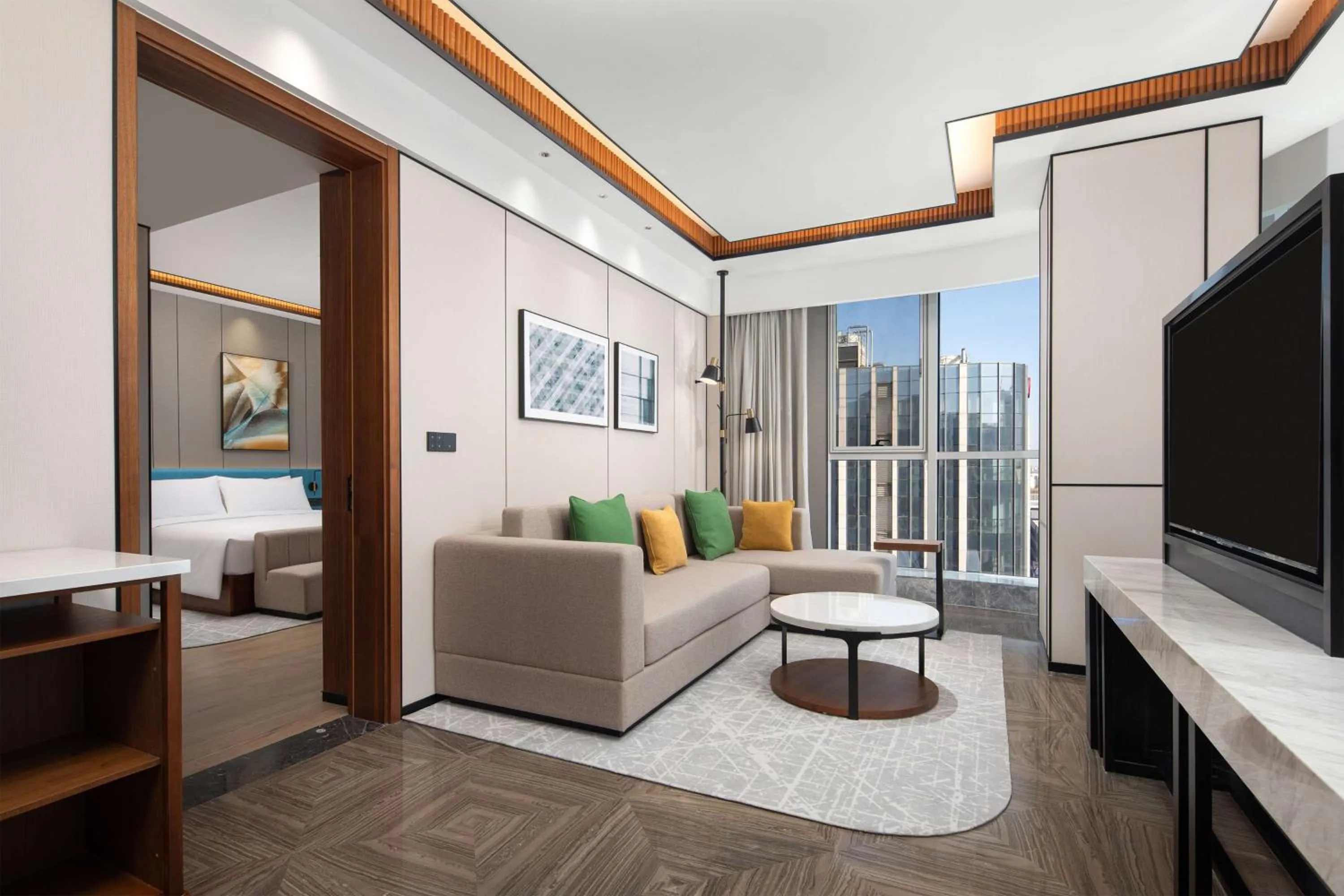 Living room in Hilton Garden Inn Beijing Daxing Jinyuan Road