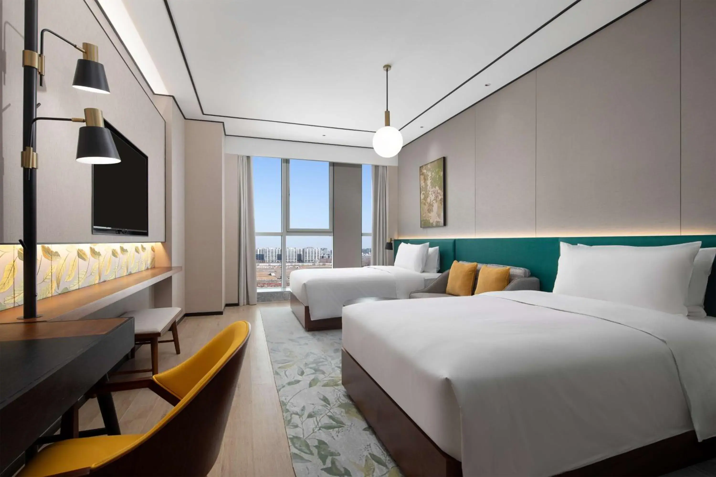 Twin Room in Hilton Garden Inn Beijing Daxing Jinyuan Road Twin Room in Hilton Garden Inn Beijing Daxing Jinyuan Road