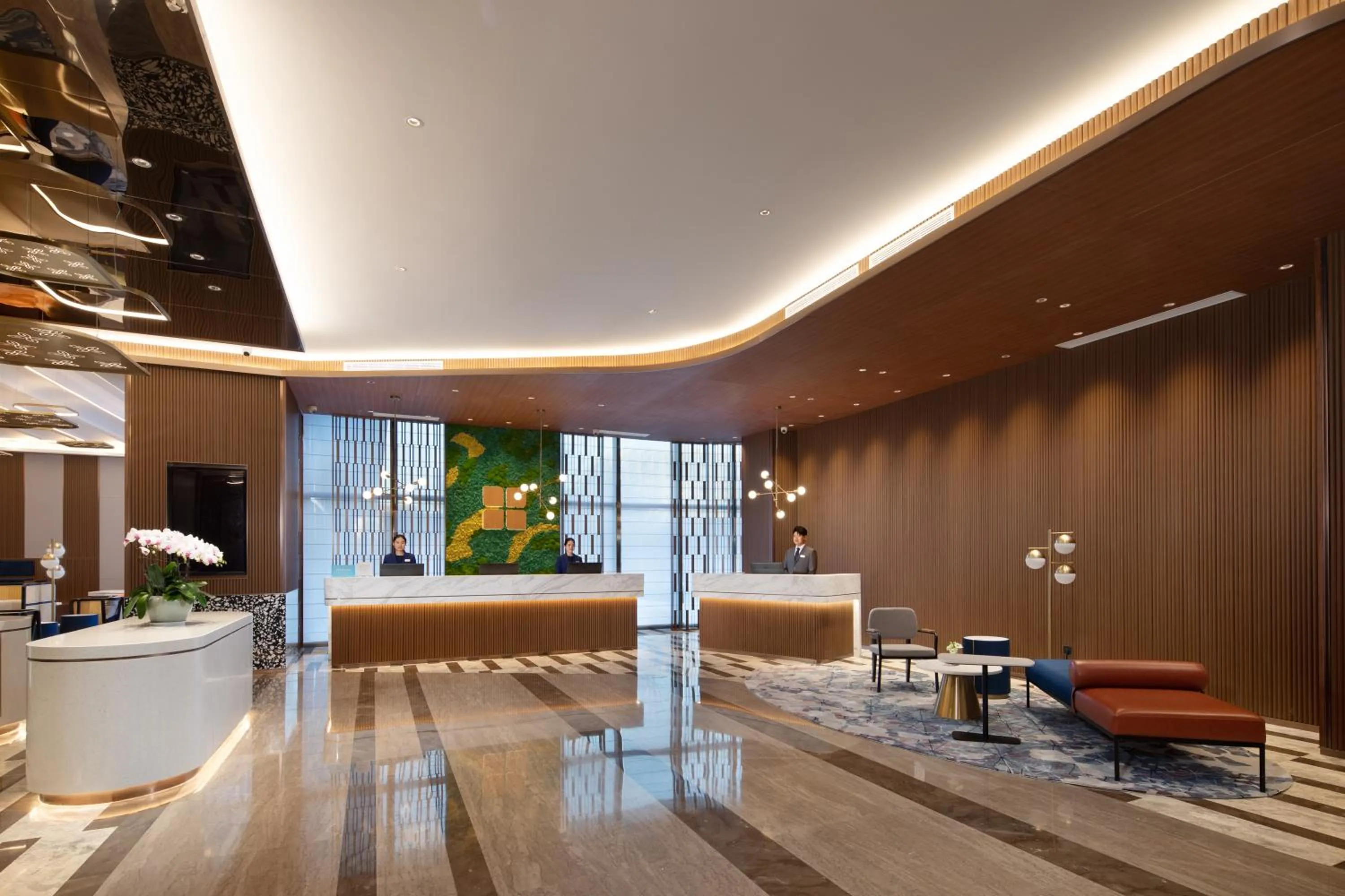 Lobby or reception in Hilton Garden Inn Beijing Daxing Jinyuan Road