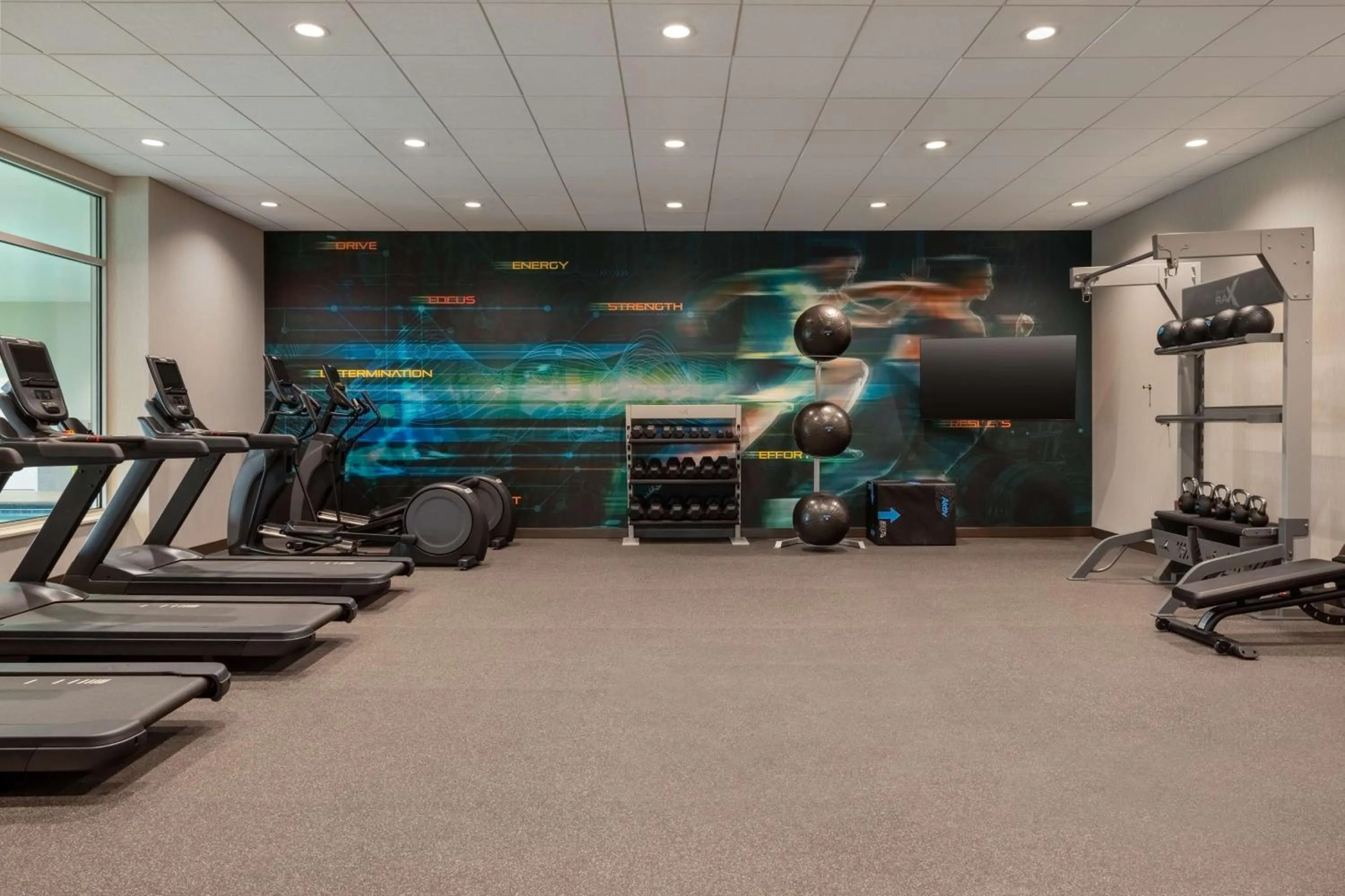 Fitness centre/facilities in Home2 Suites By Hilton Ankeny