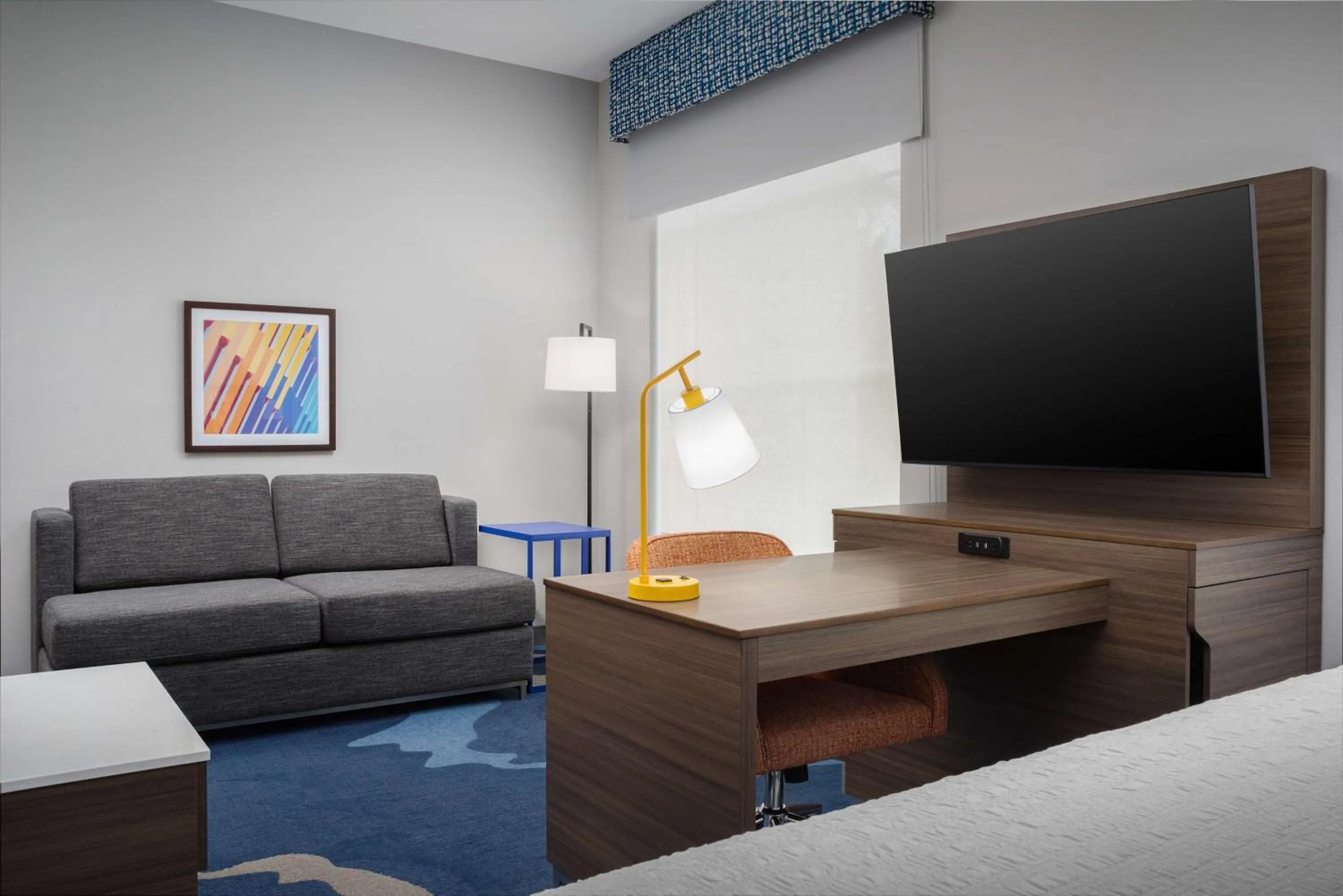 Living room, Bed in Hampton Inn & Suites Naples South