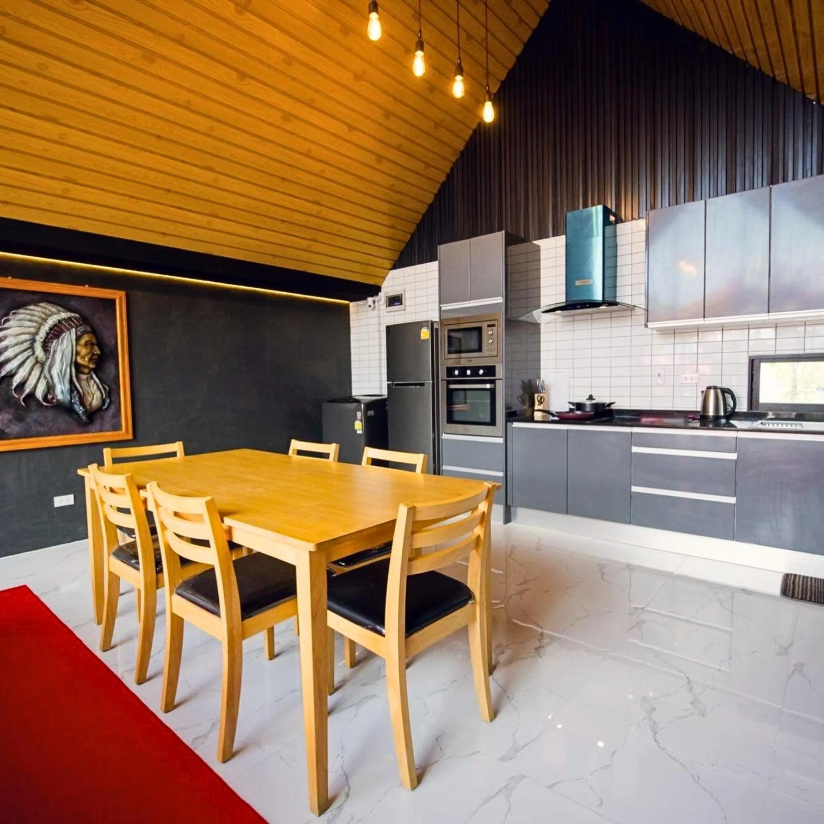 Kitchen or kitchenette in NP Pool Villa Hua Hin