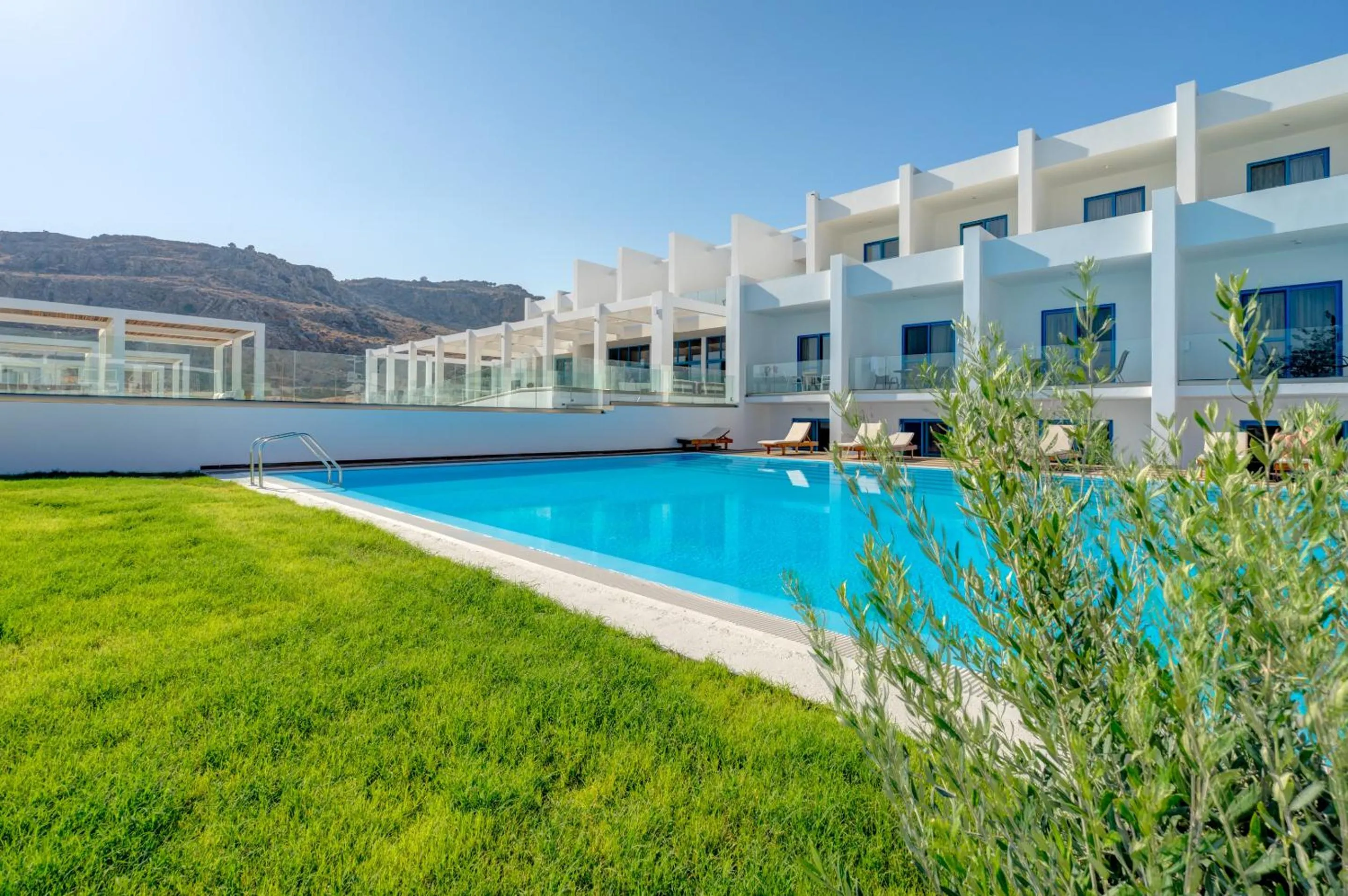 Natural landscape in Kamari Beach