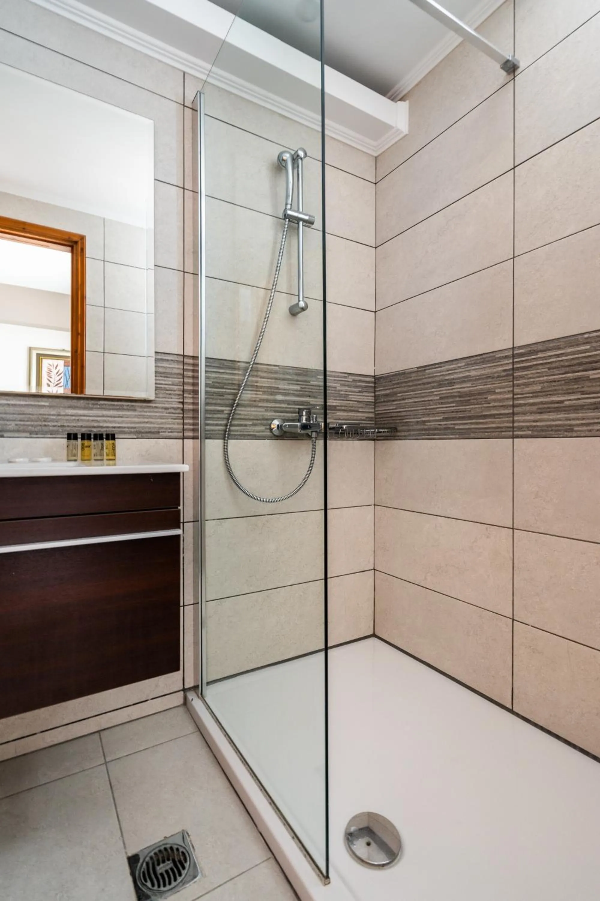 Shower in Kamari Beach