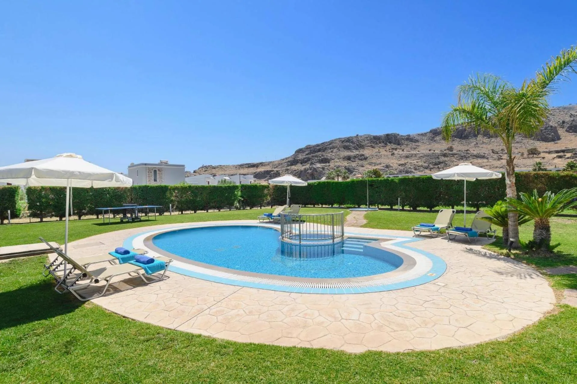Swimming pool in Kamari Beach