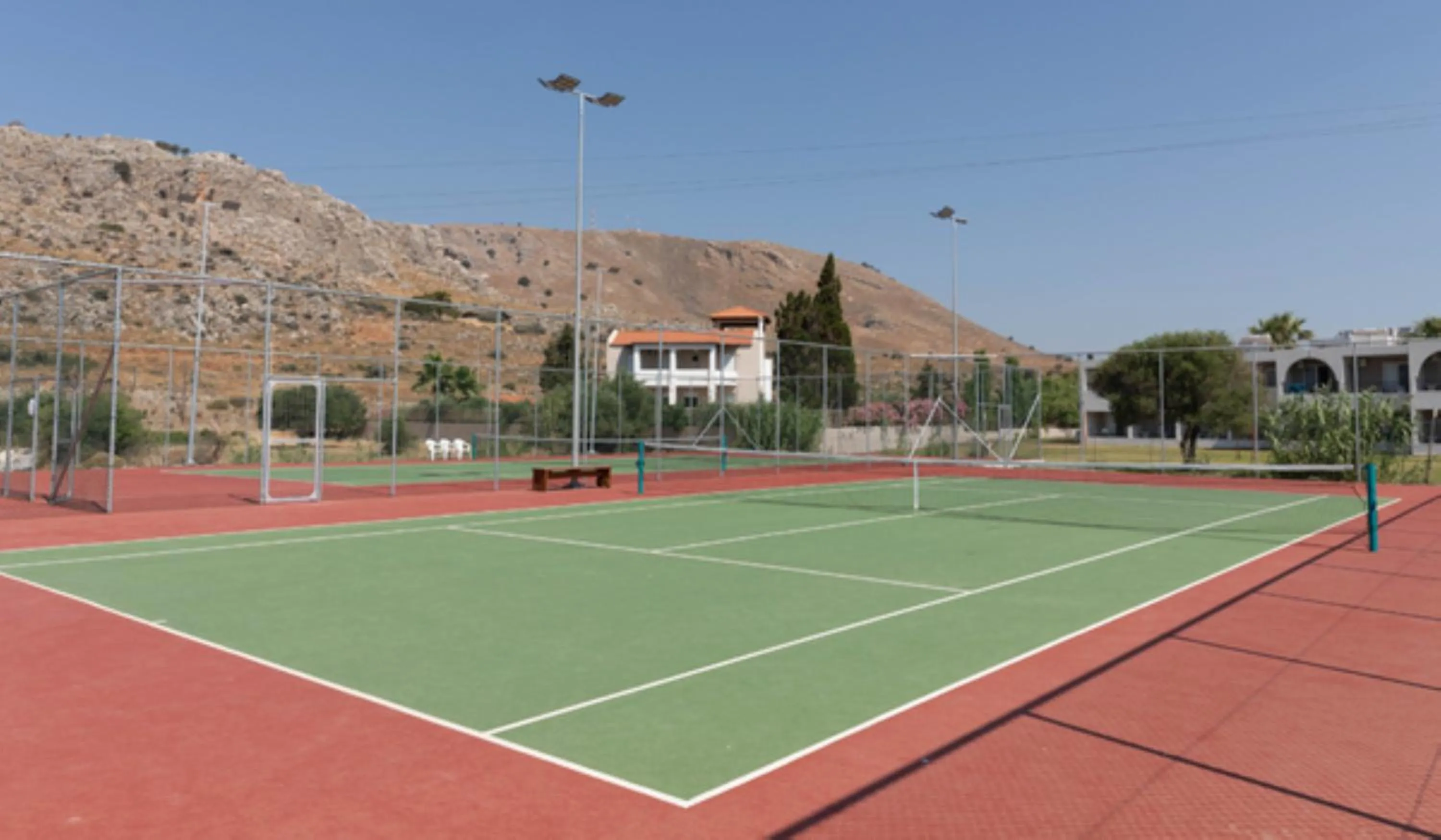 Tennis court in Kamari Beach