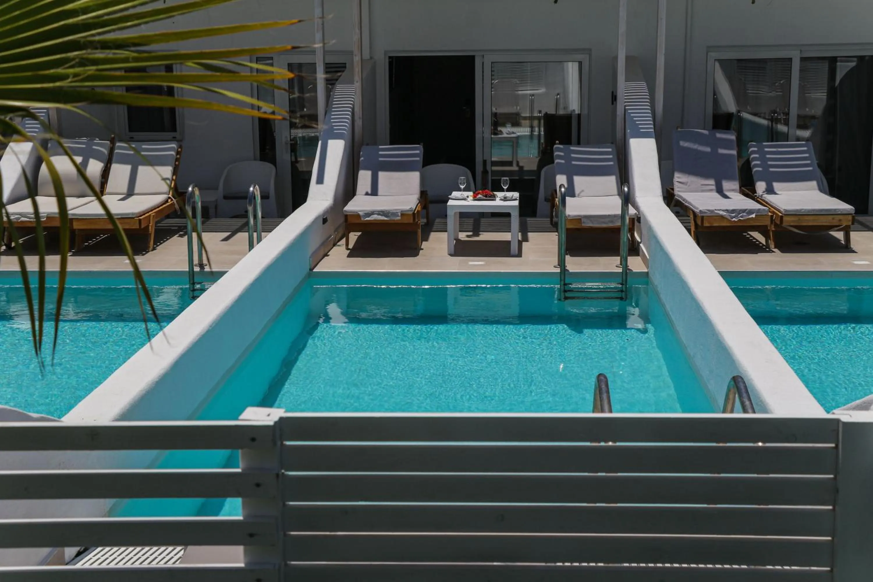 Swimming pool in Kamari Beach