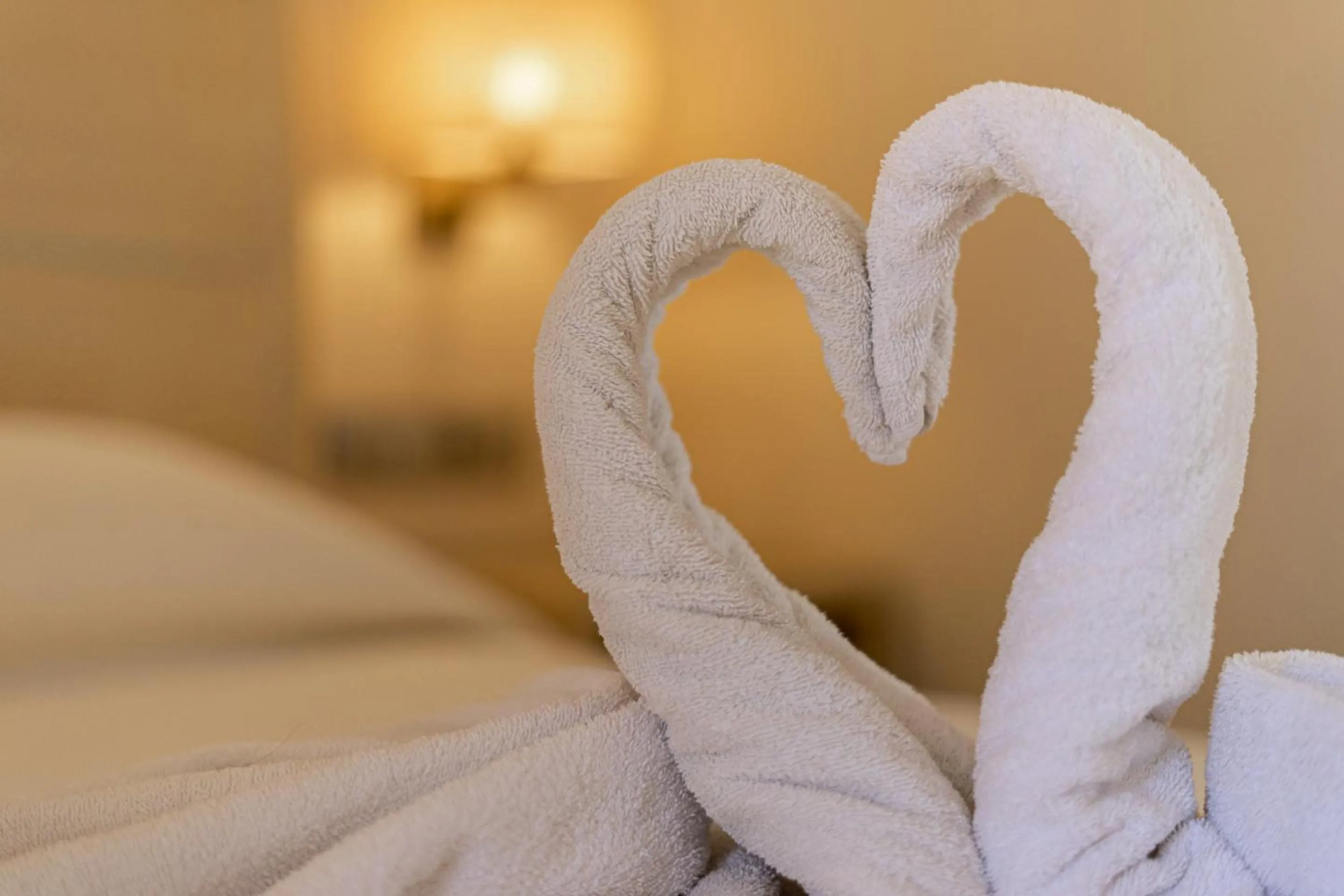 towels, Bed in Kamari Beach