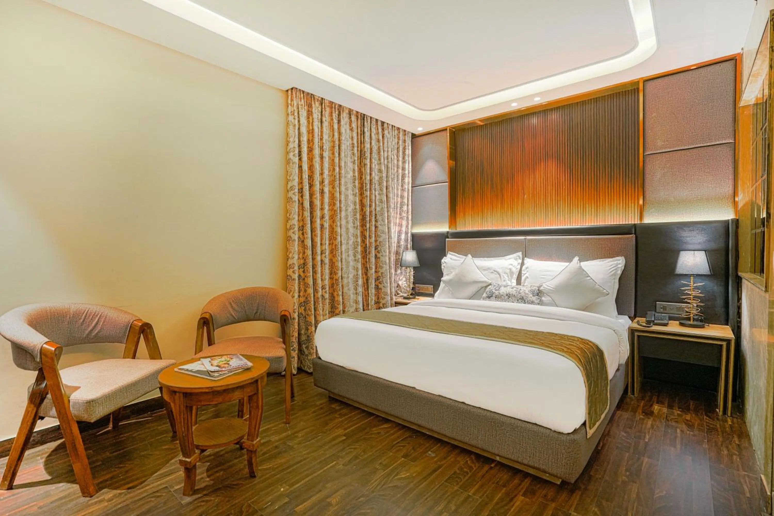 Bed in Hotel Levelup Signature