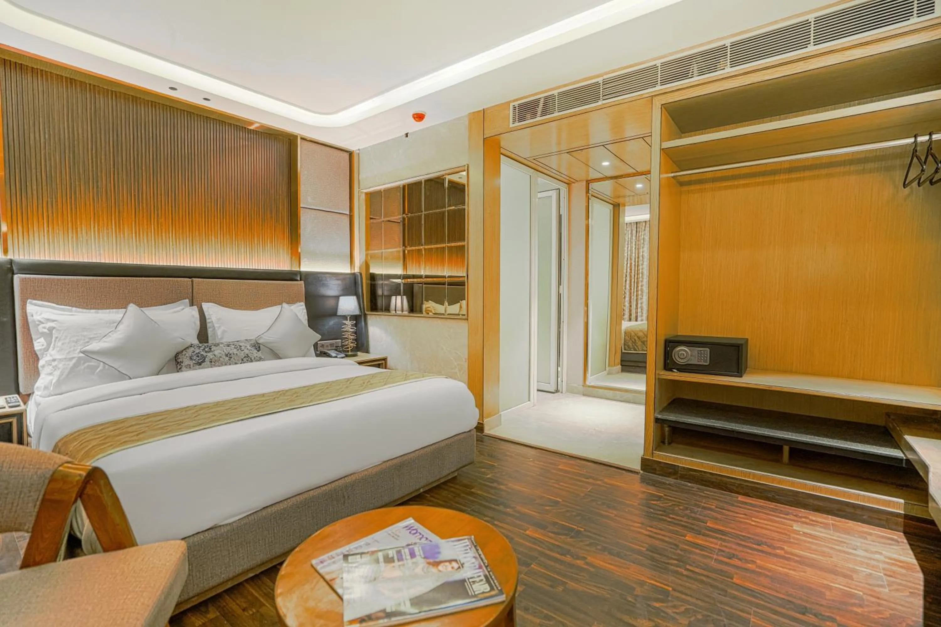 Bed in Hotel Levelup Signature