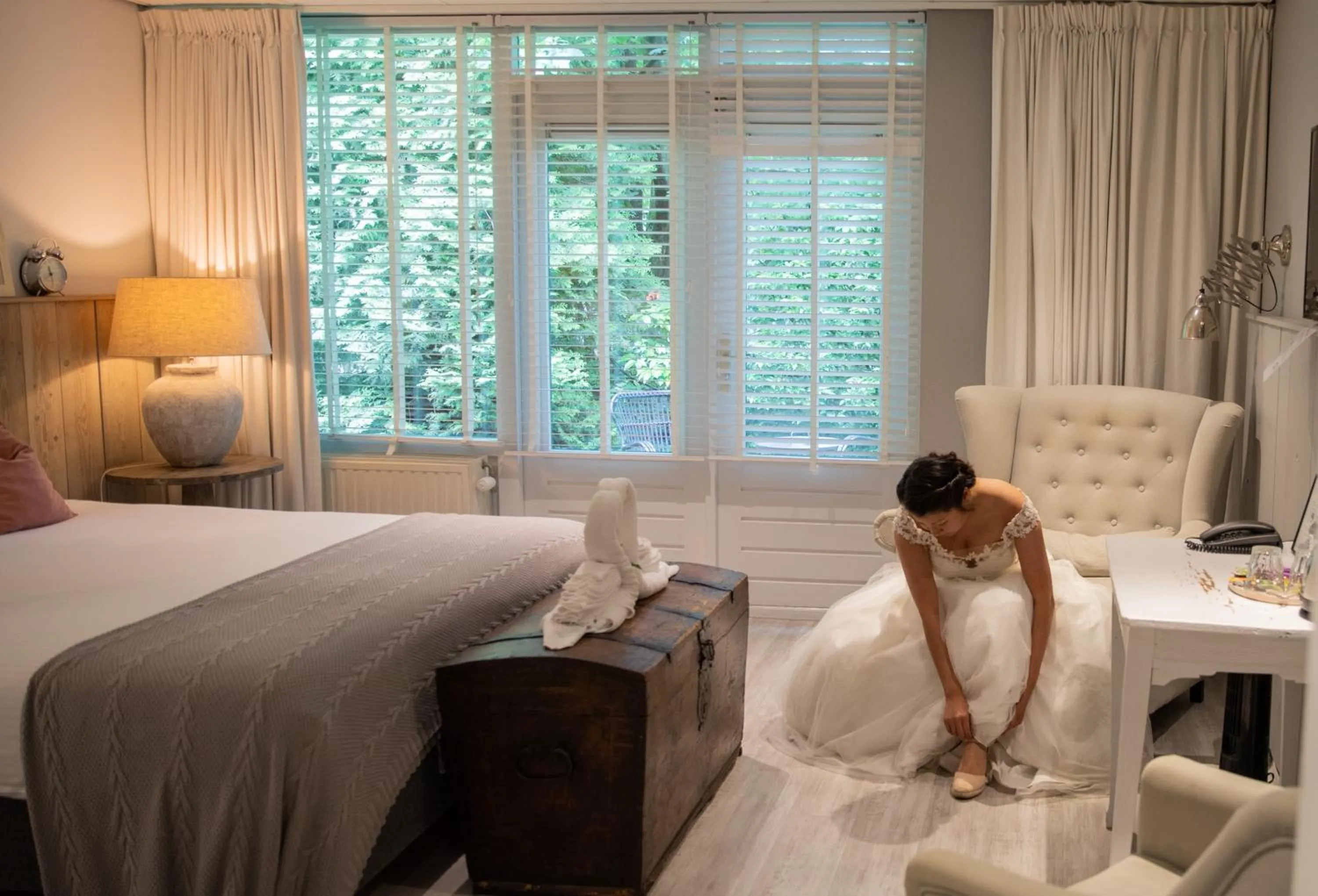 Bedroom, Bed in Buitenplaats de Bergse Bossen