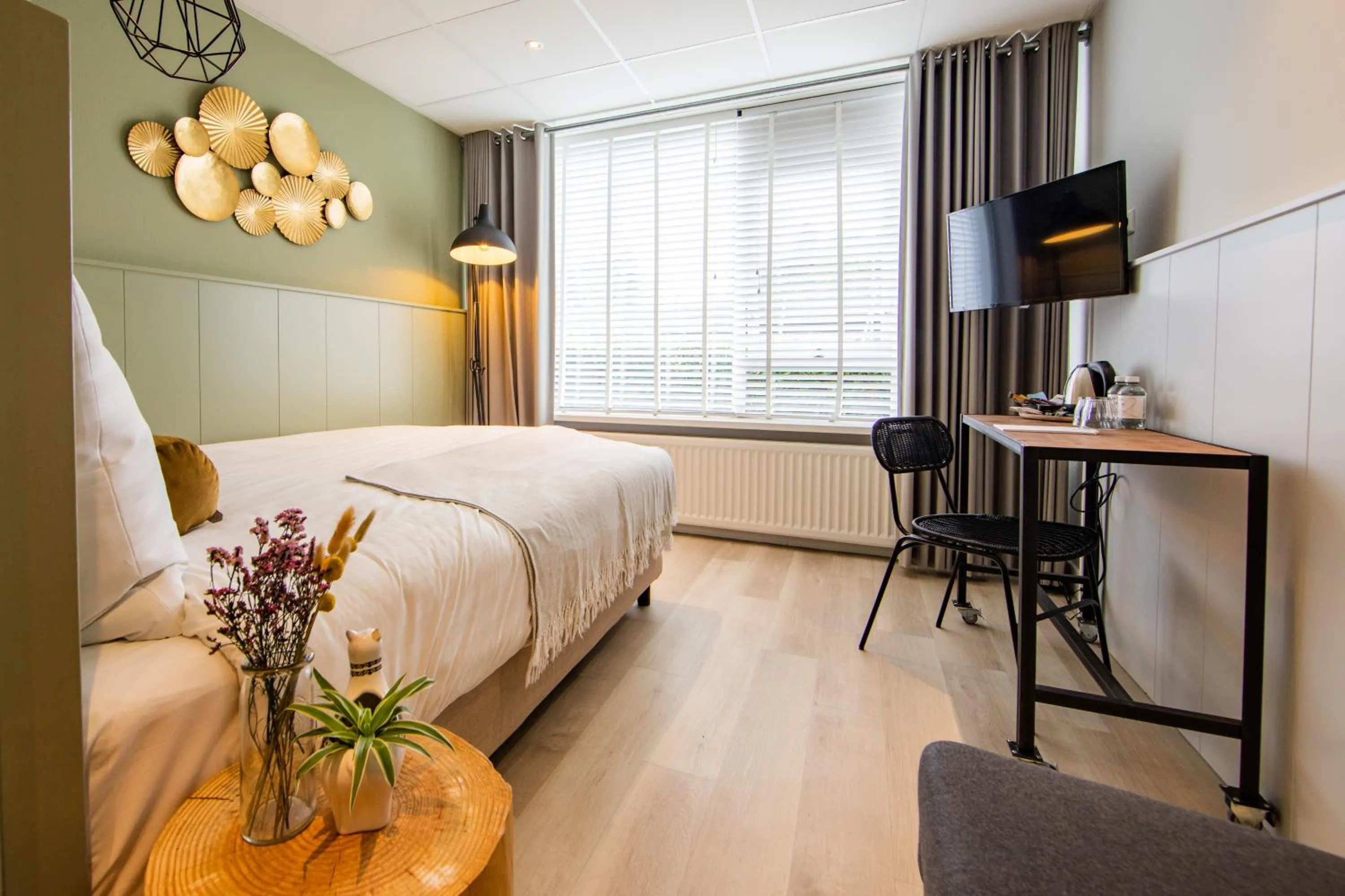 Photo of the whole room, Bed in Buitenplaats de Bergse Bossen