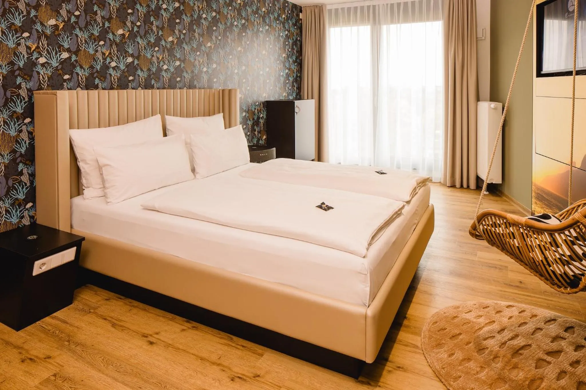 Photo of the whole room, Bed in Rioca Frankfurt Posto 7