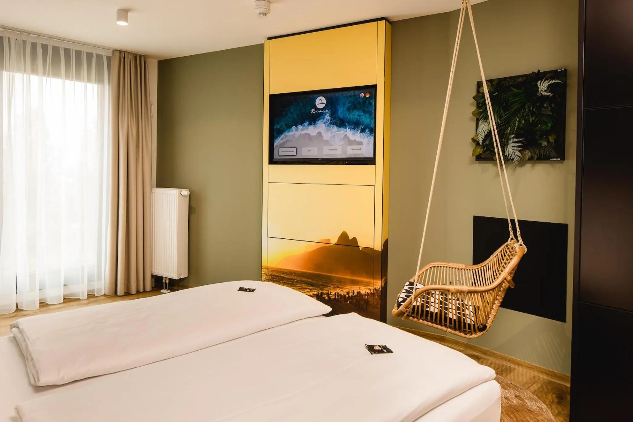 Photo of the whole room, Bed in Rioca Frankfurt Posto 7