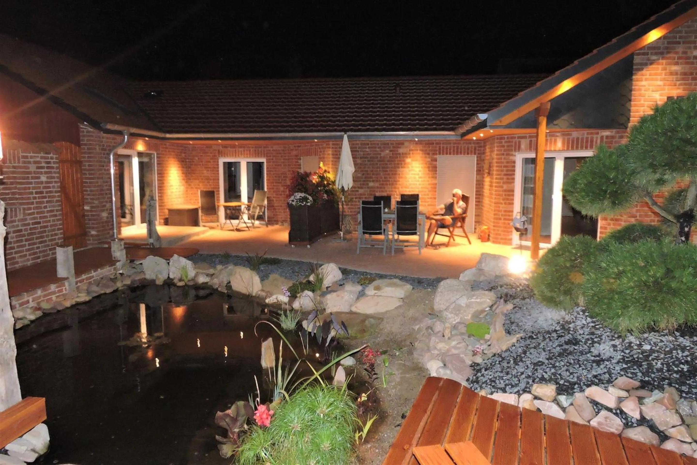 Patio in Apartment Am Anker