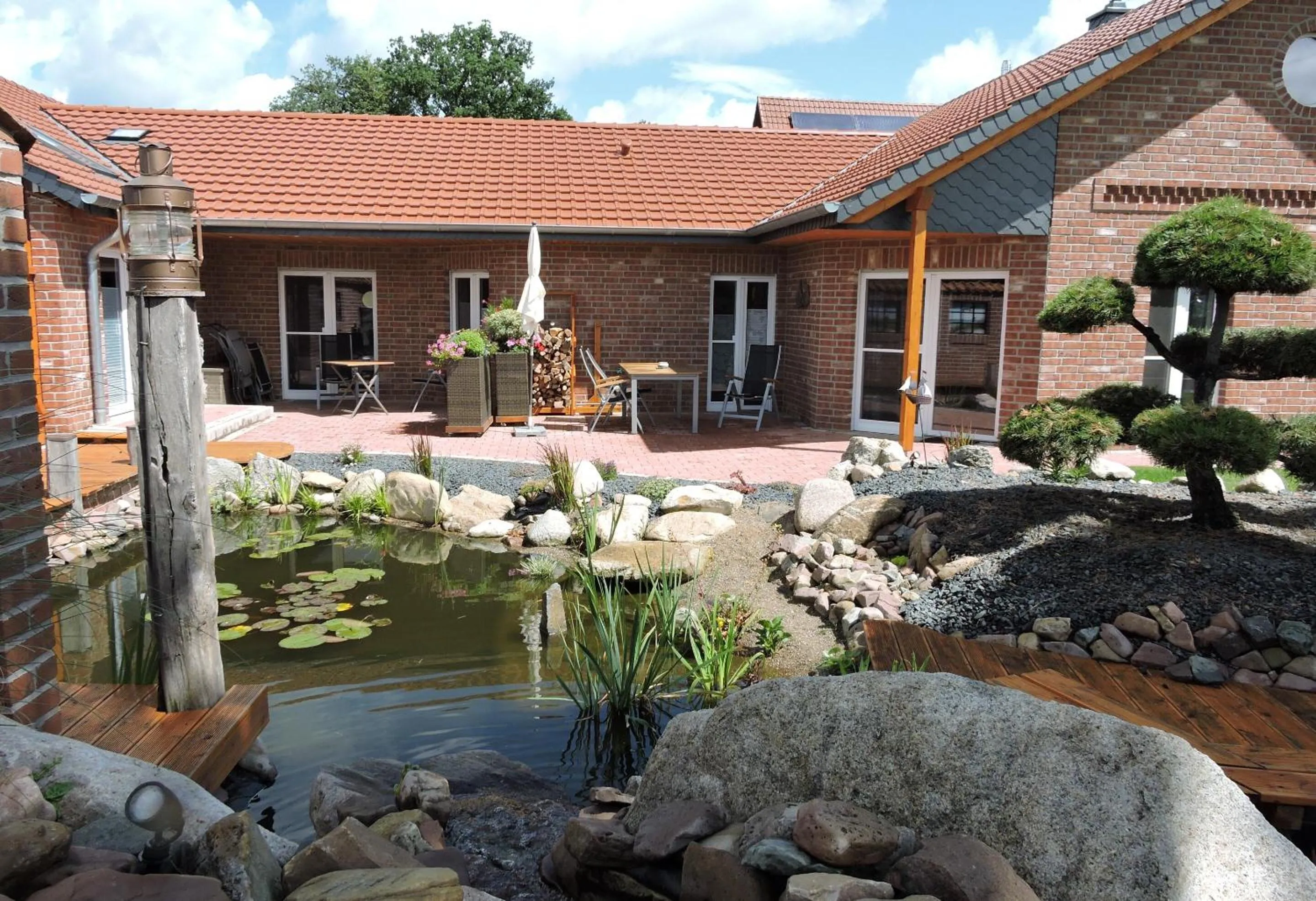 Patio in Apartment Am Anker