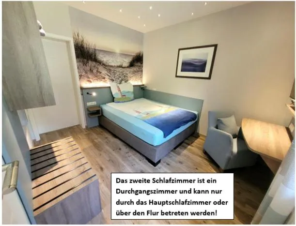 Bedroom, Bed in Apartment Am Anker