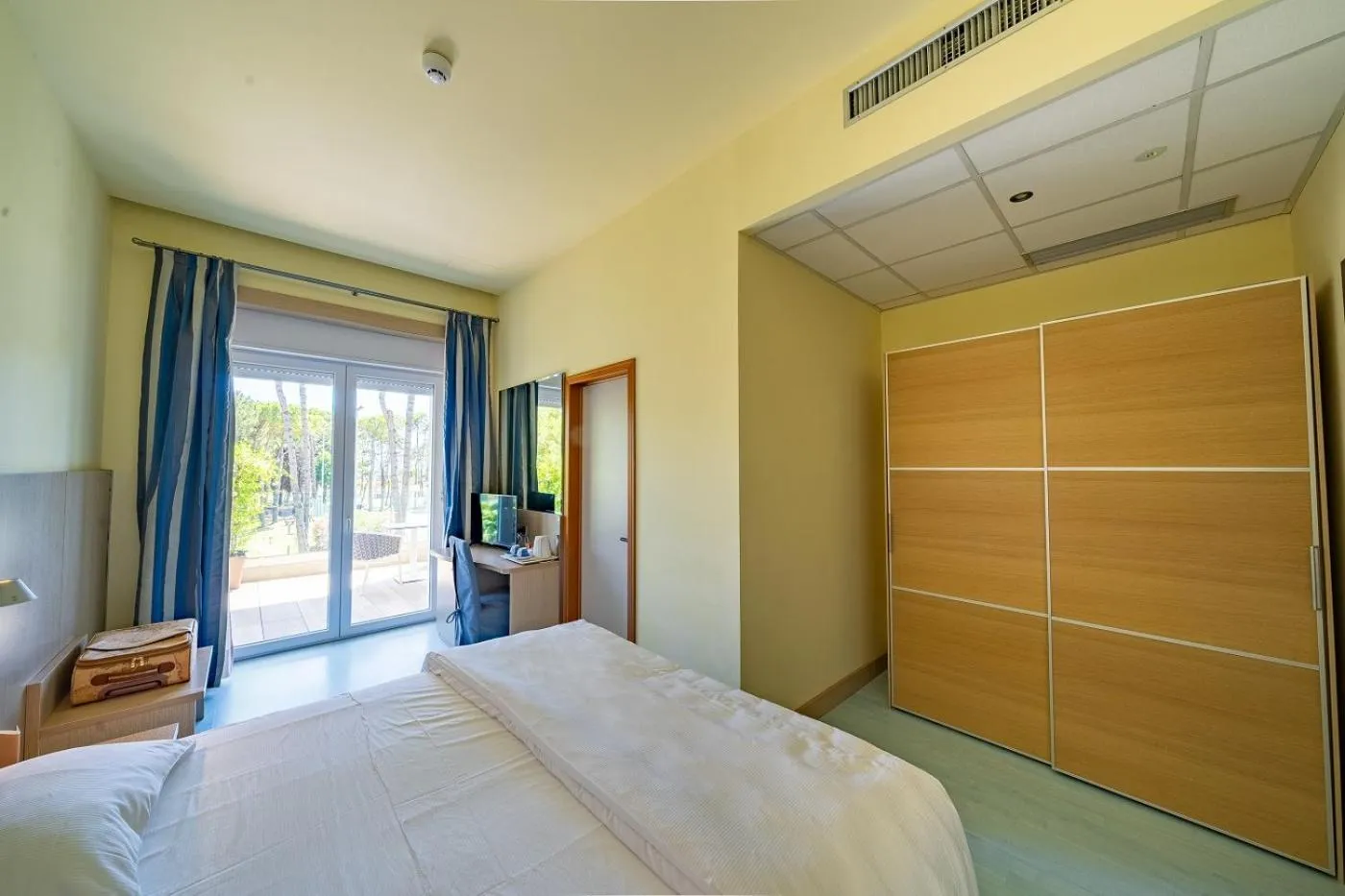 Bed in Il Tridente Hotel