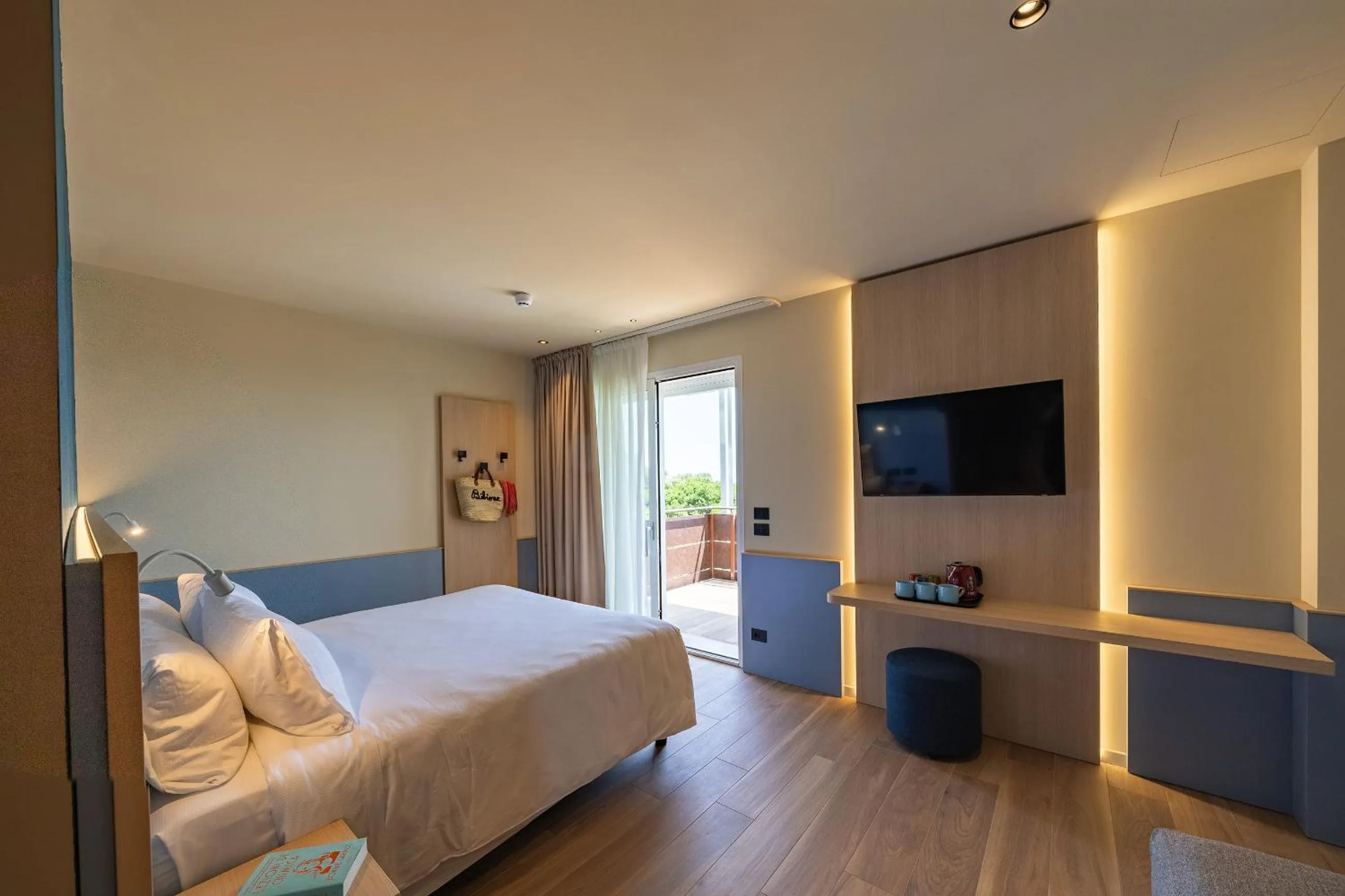 Bed in Il Tridente Hotel