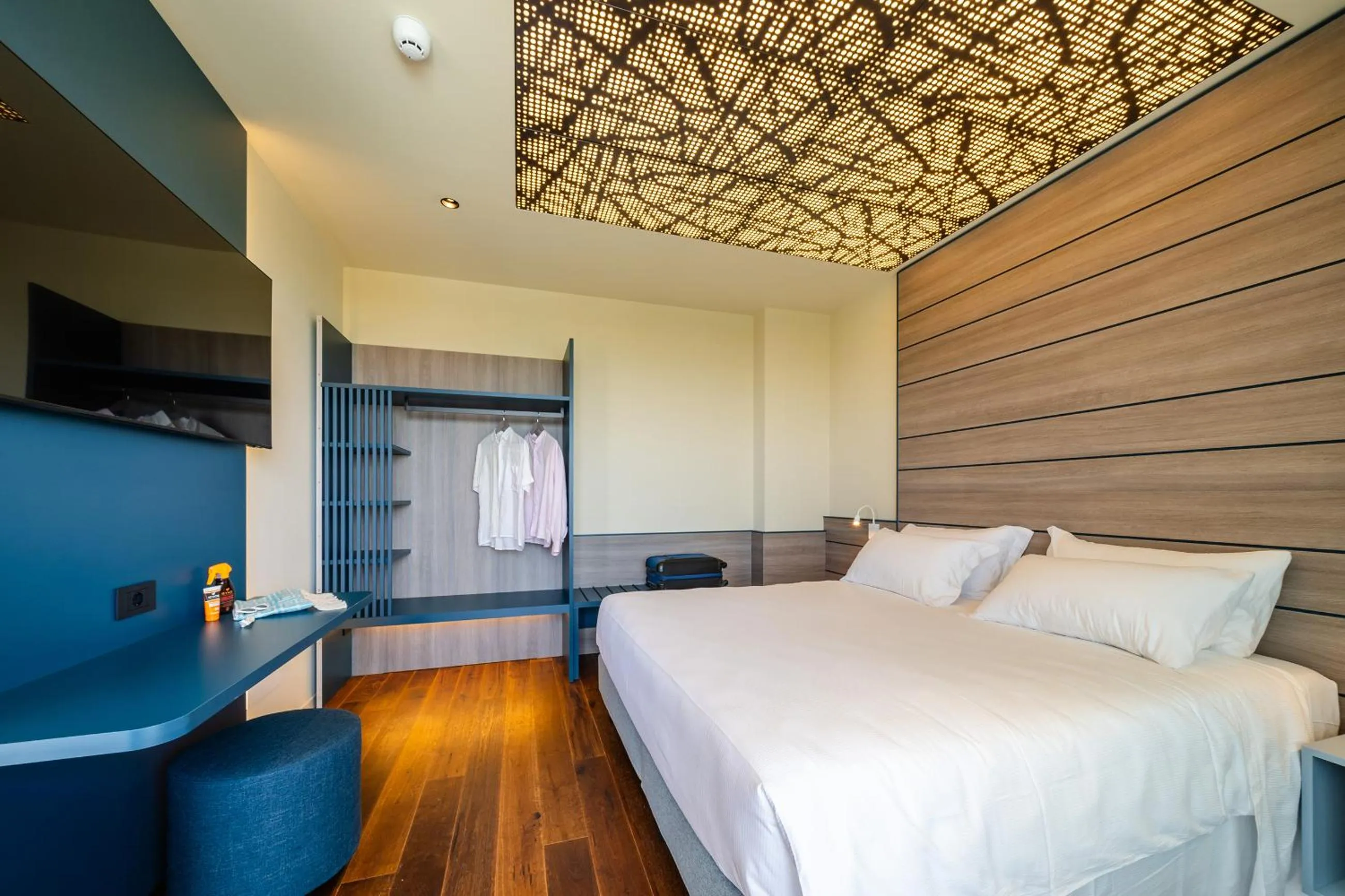 Bed in Il Tridente Hotel