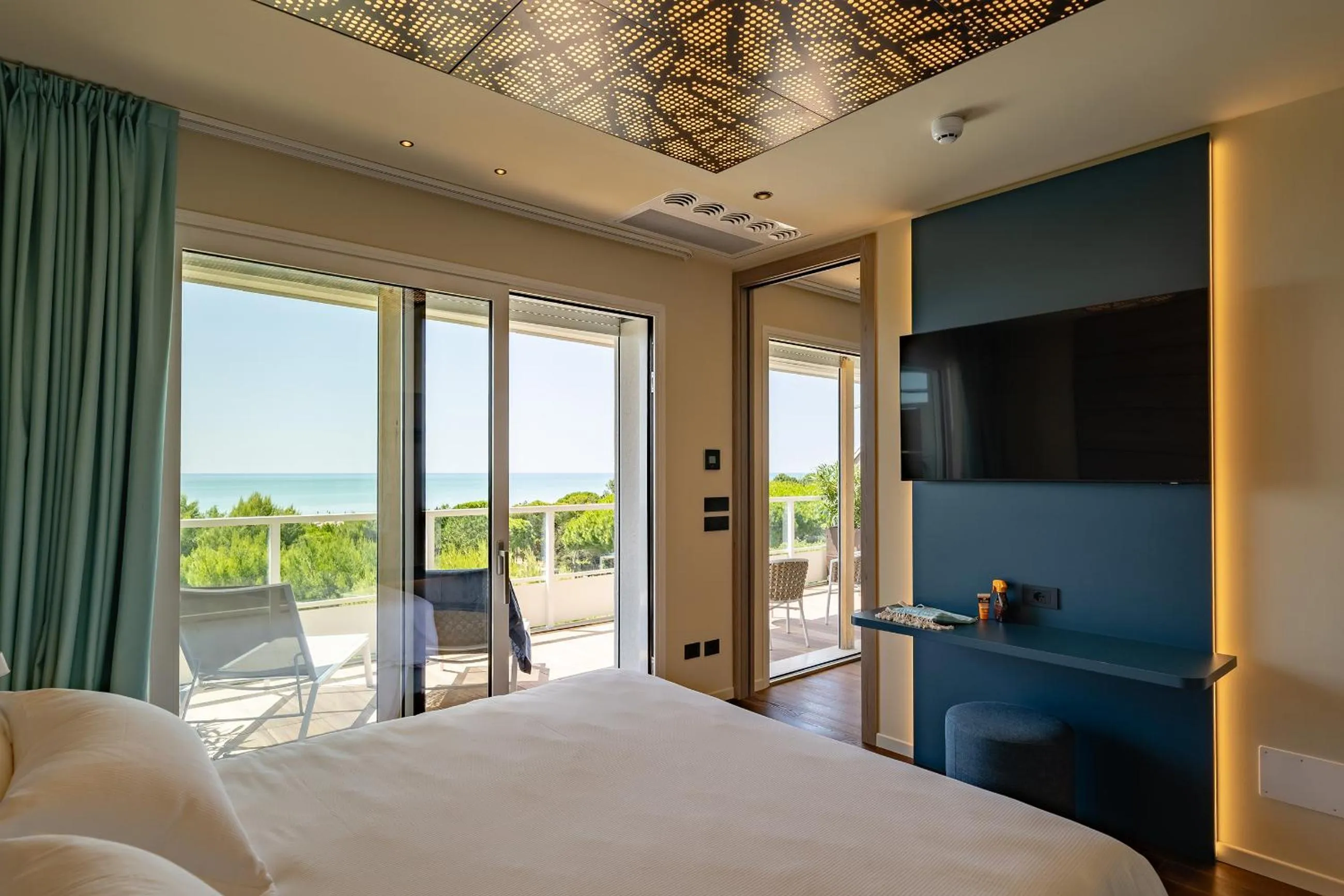 Bed in Il Tridente Hotel