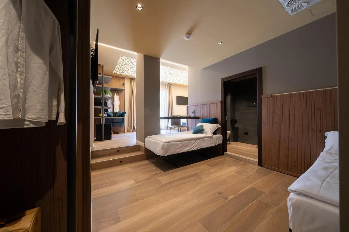 Bed in Il Tridente Hotel