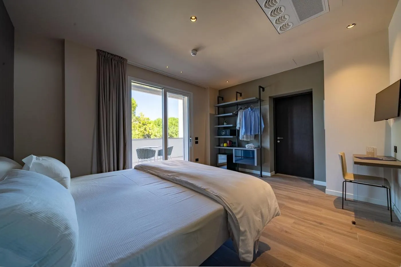 Bed in Il Tridente Hotel