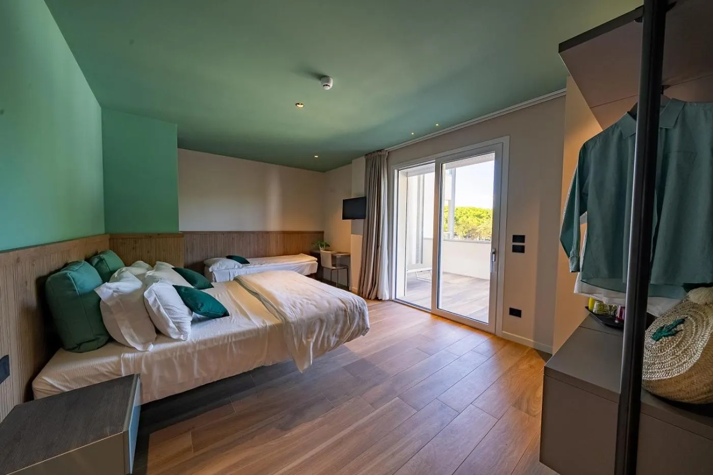 Bed in Il Tridente Hotel