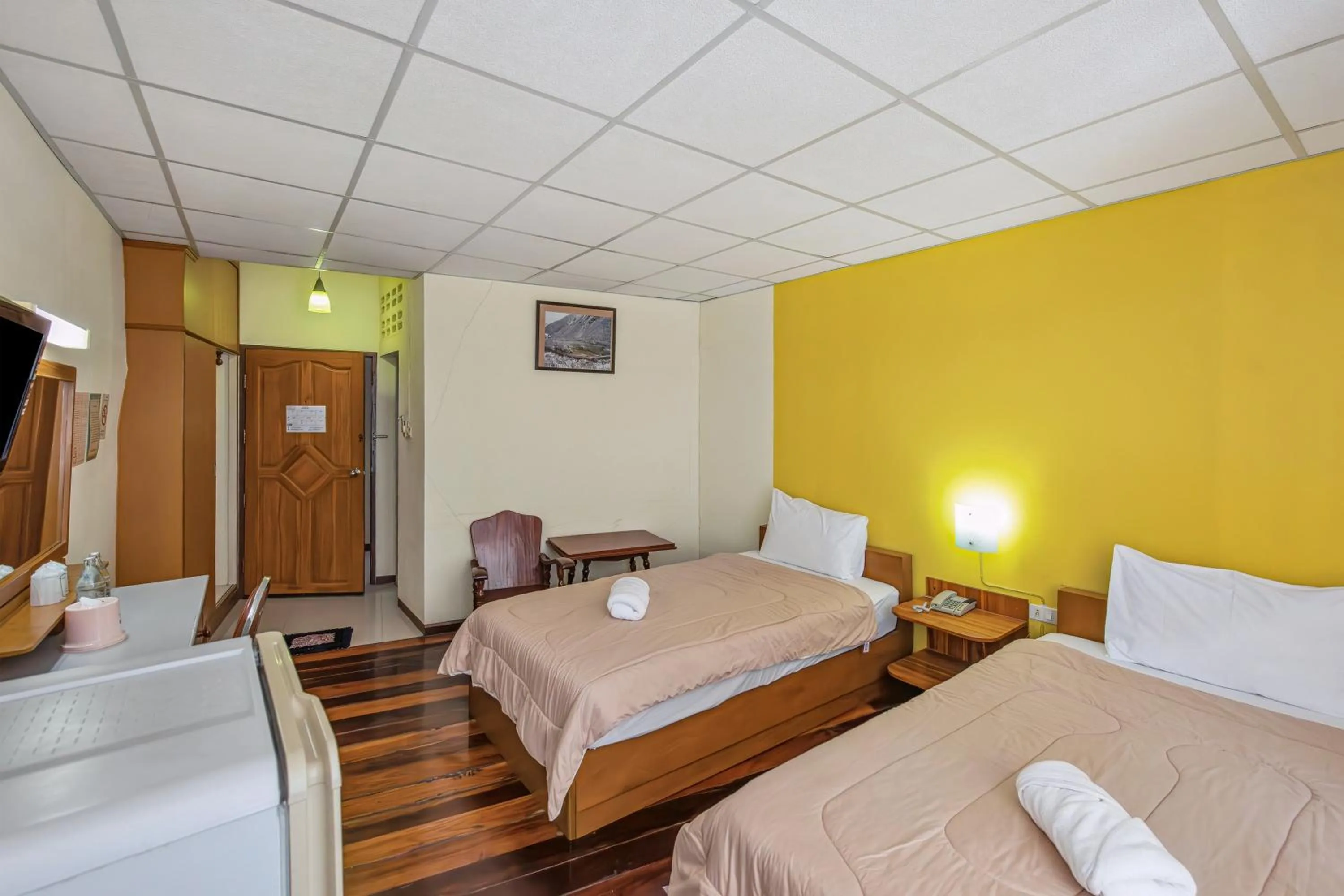 Bed in The Prince Hotel