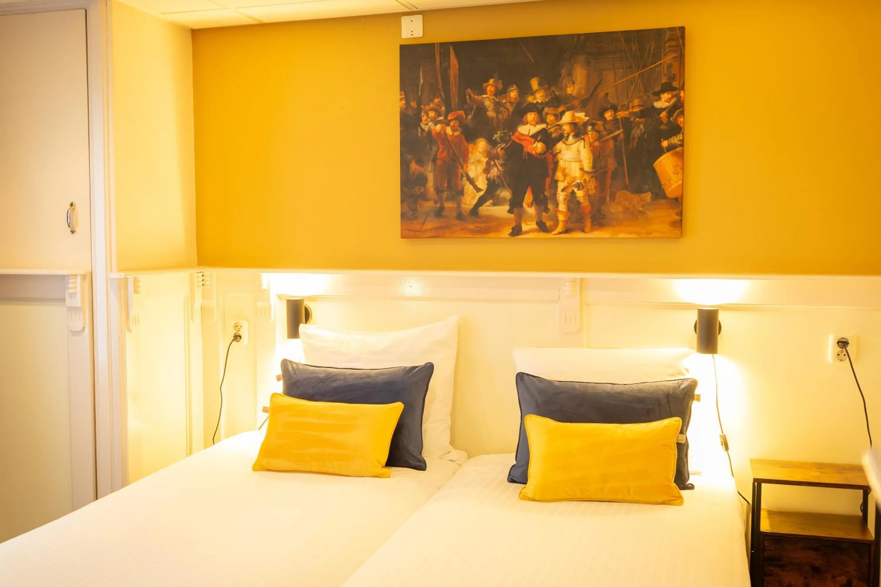 Bed in Hotel de Gulden Leeuw