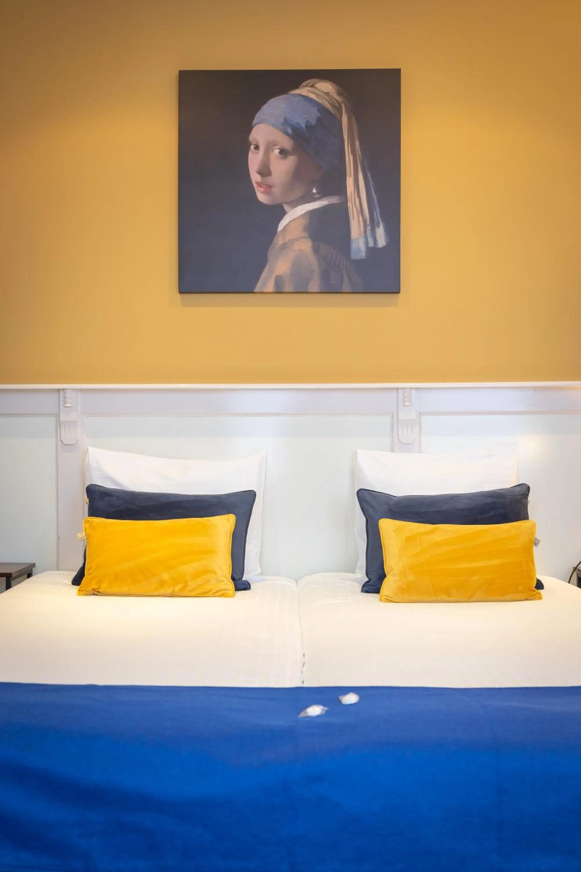 Bed in Hotel de Gulden Leeuw