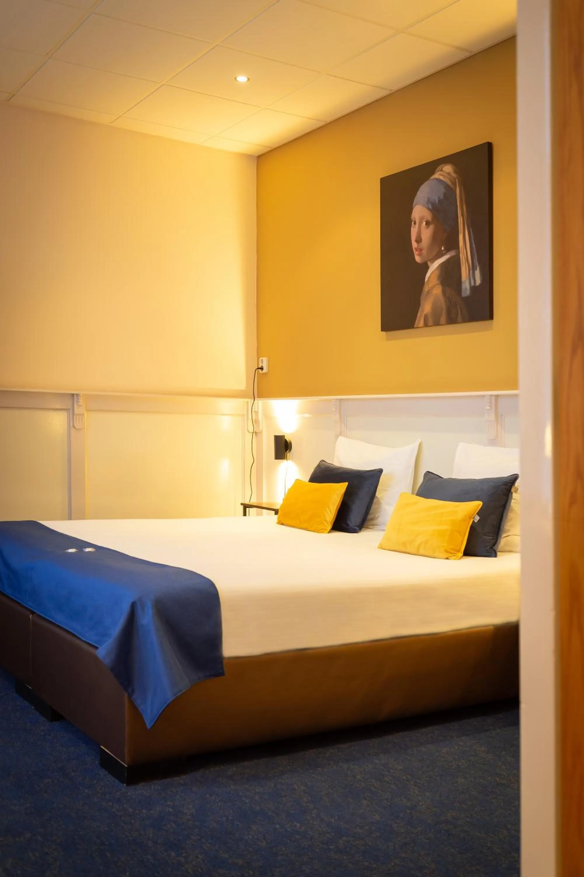 Bed in Hotel de Gulden Leeuw