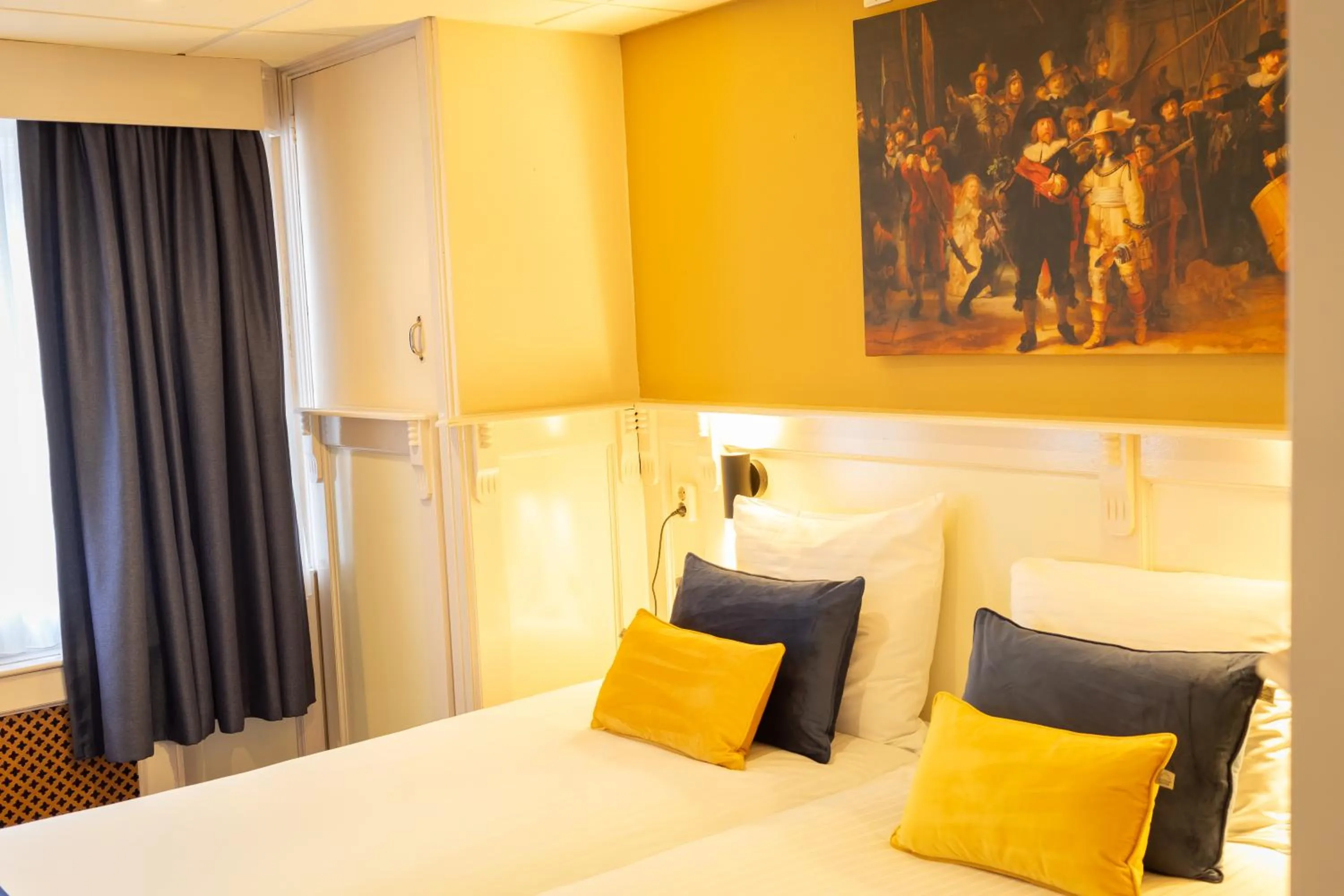 Bed in Hotel de Gulden Leeuw