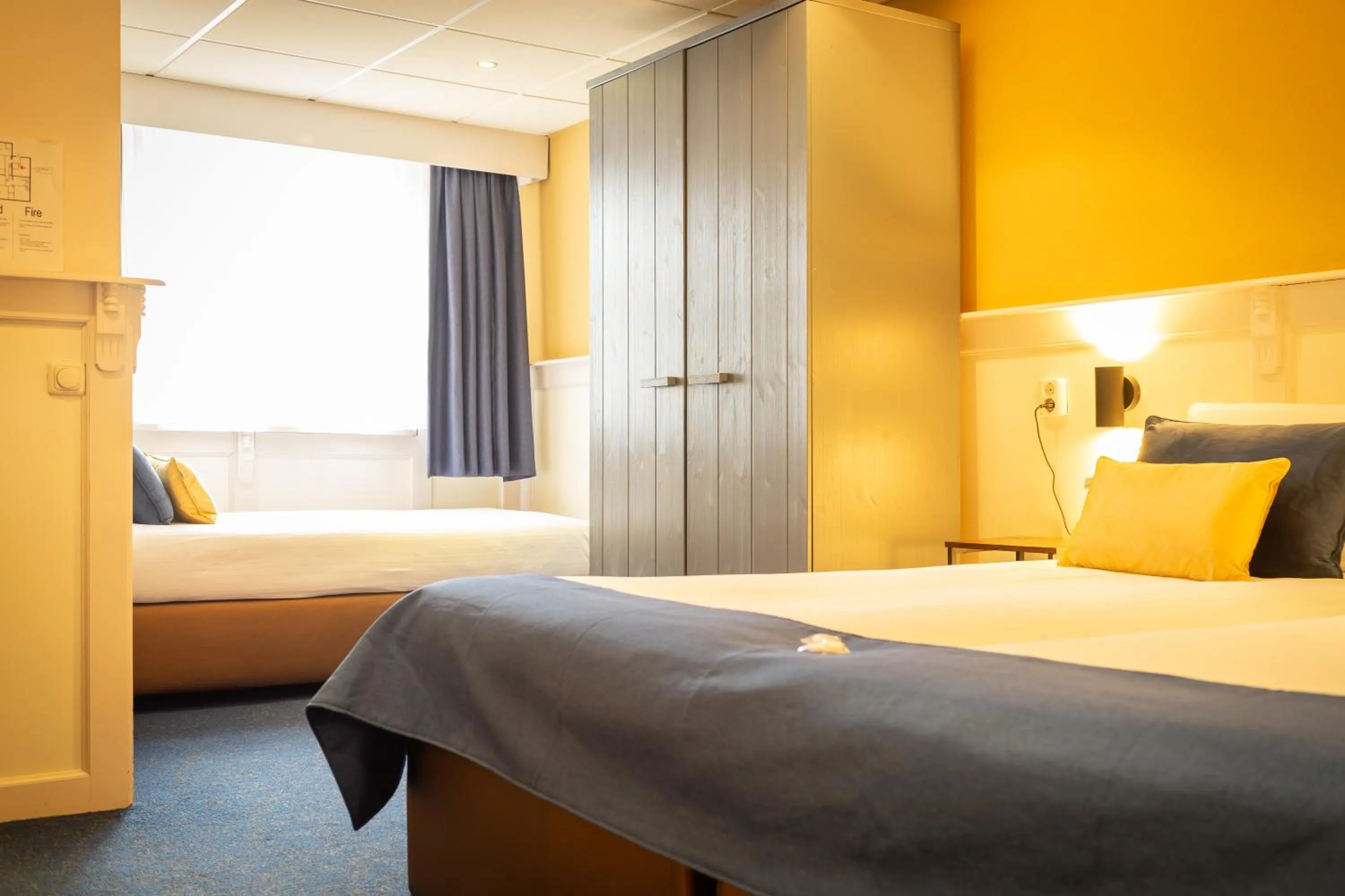 Bed in Hotel de Gulden Leeuw