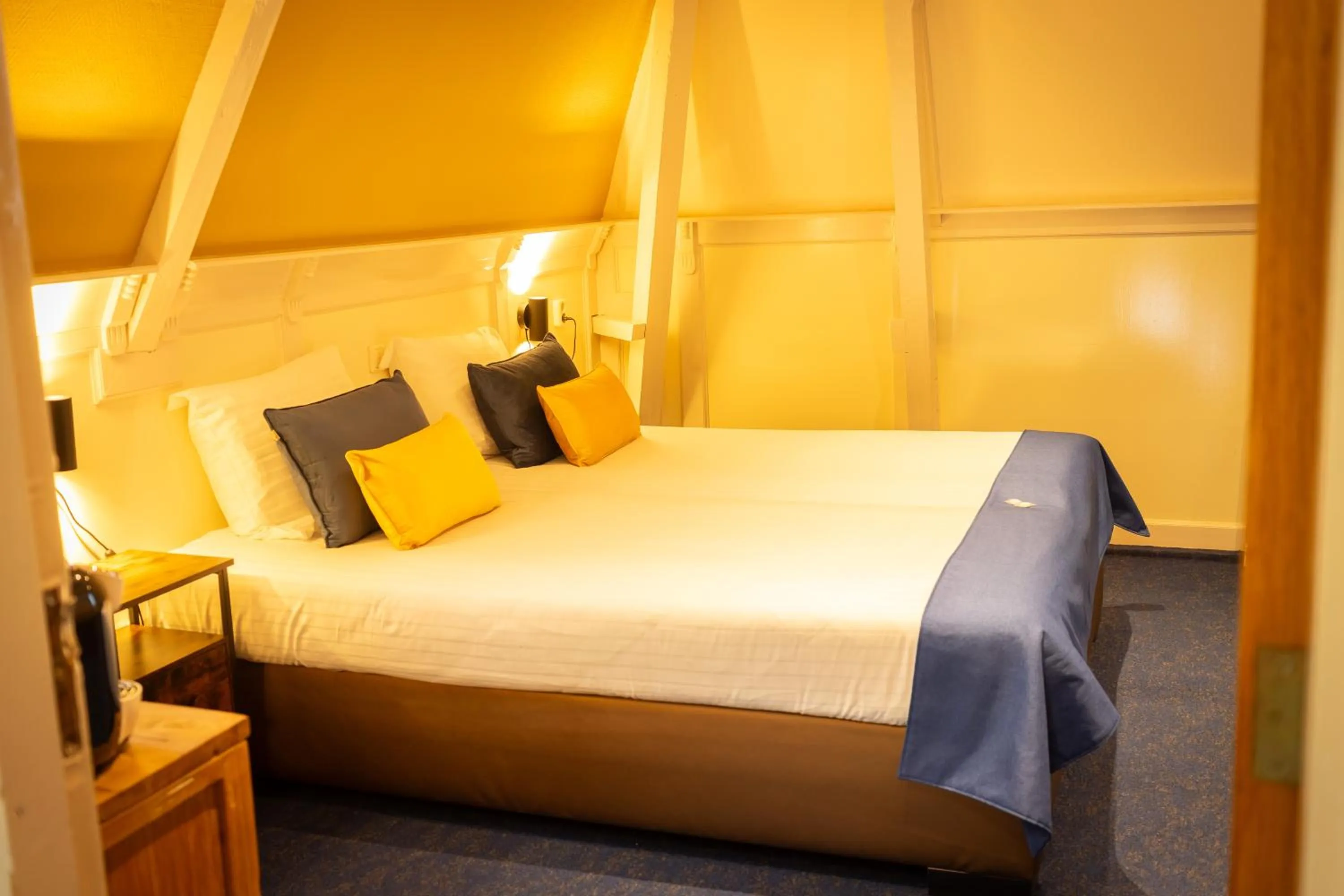 Bed in Hotel de Gulden Leeuw