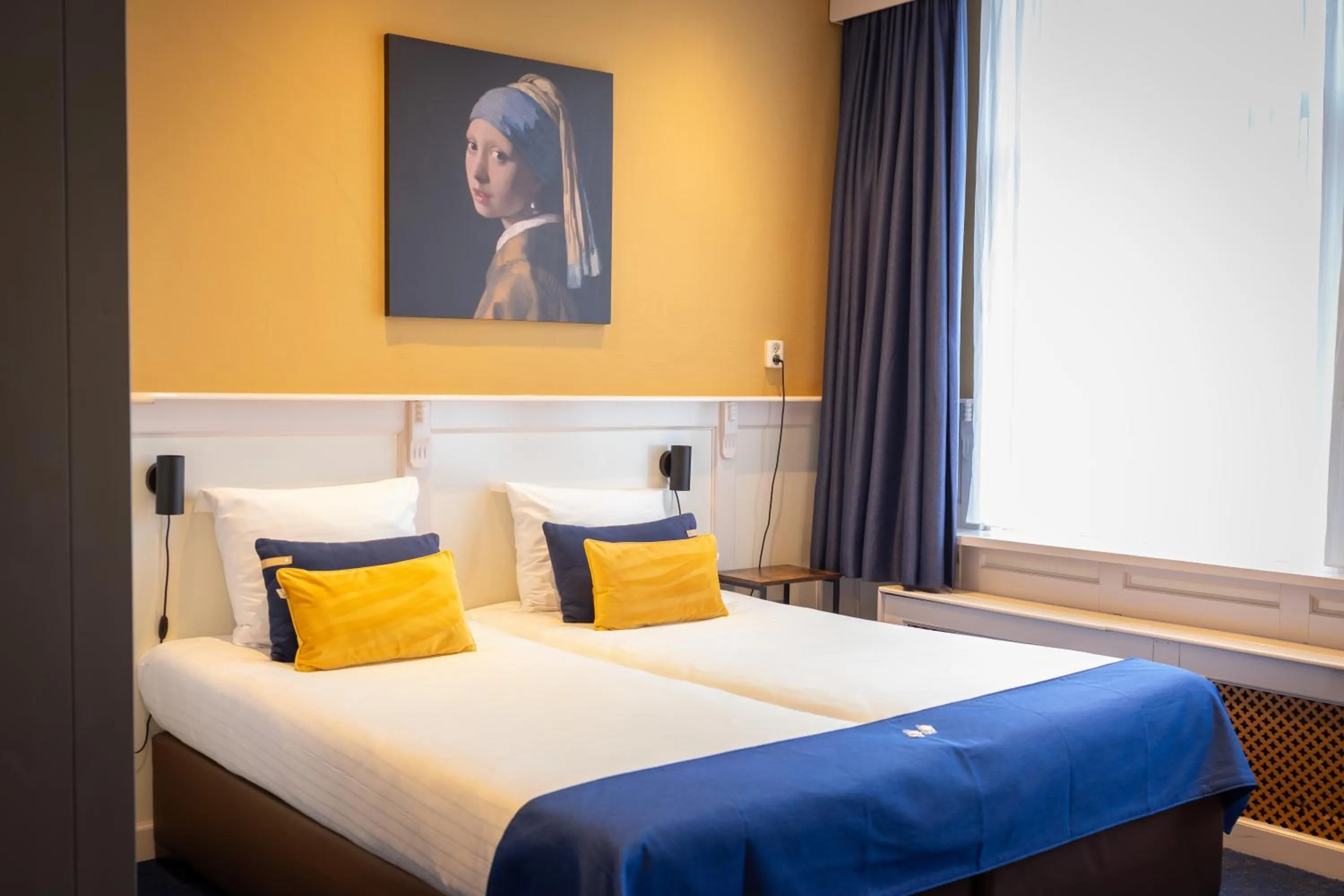 Bed in Hotel de Gulden Leeuw