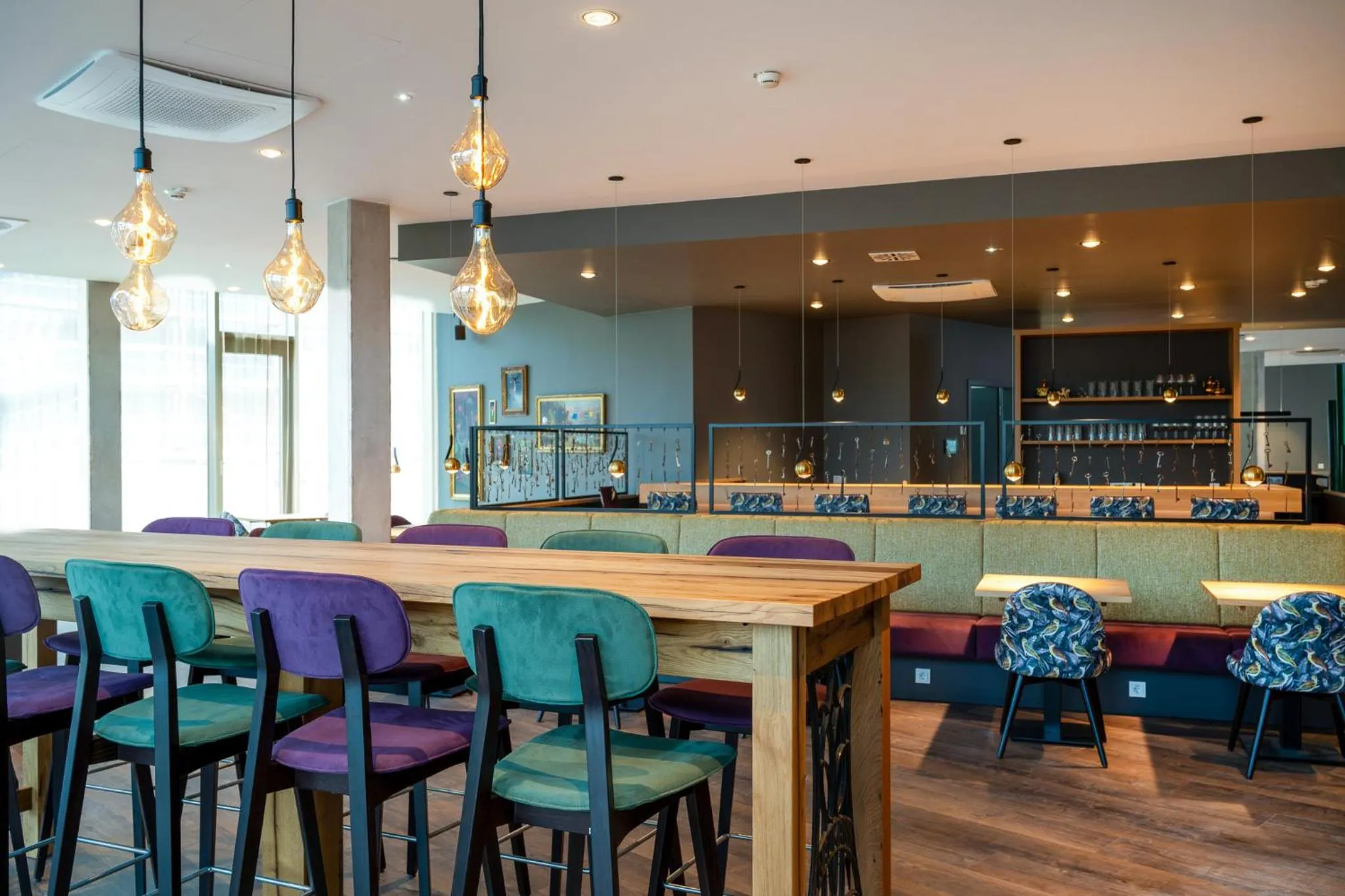 Lounge or bar in mightyTwice Hotel Achern