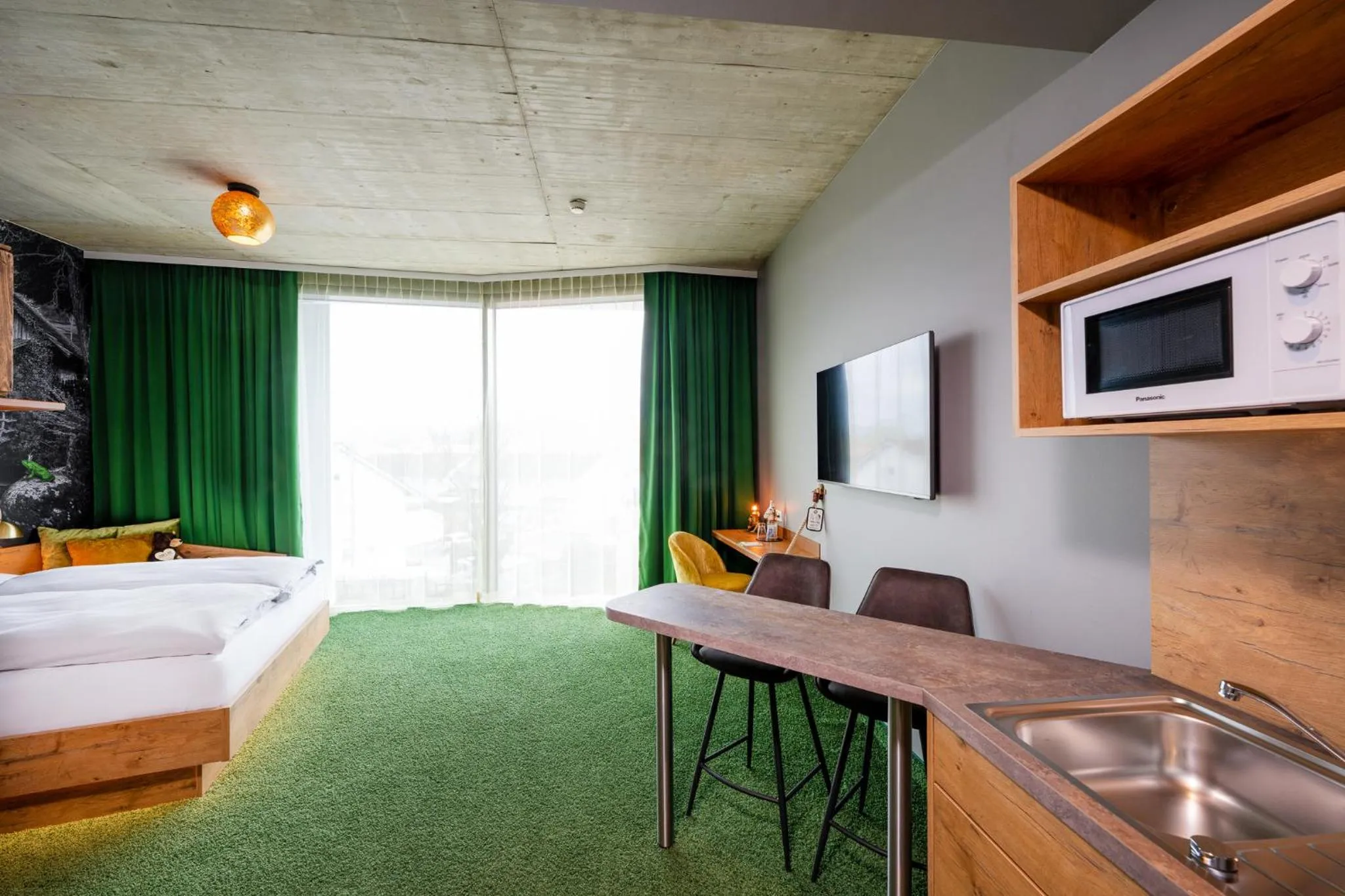 Photo of the whole room, Bed in mightyTwice Hotel Achern