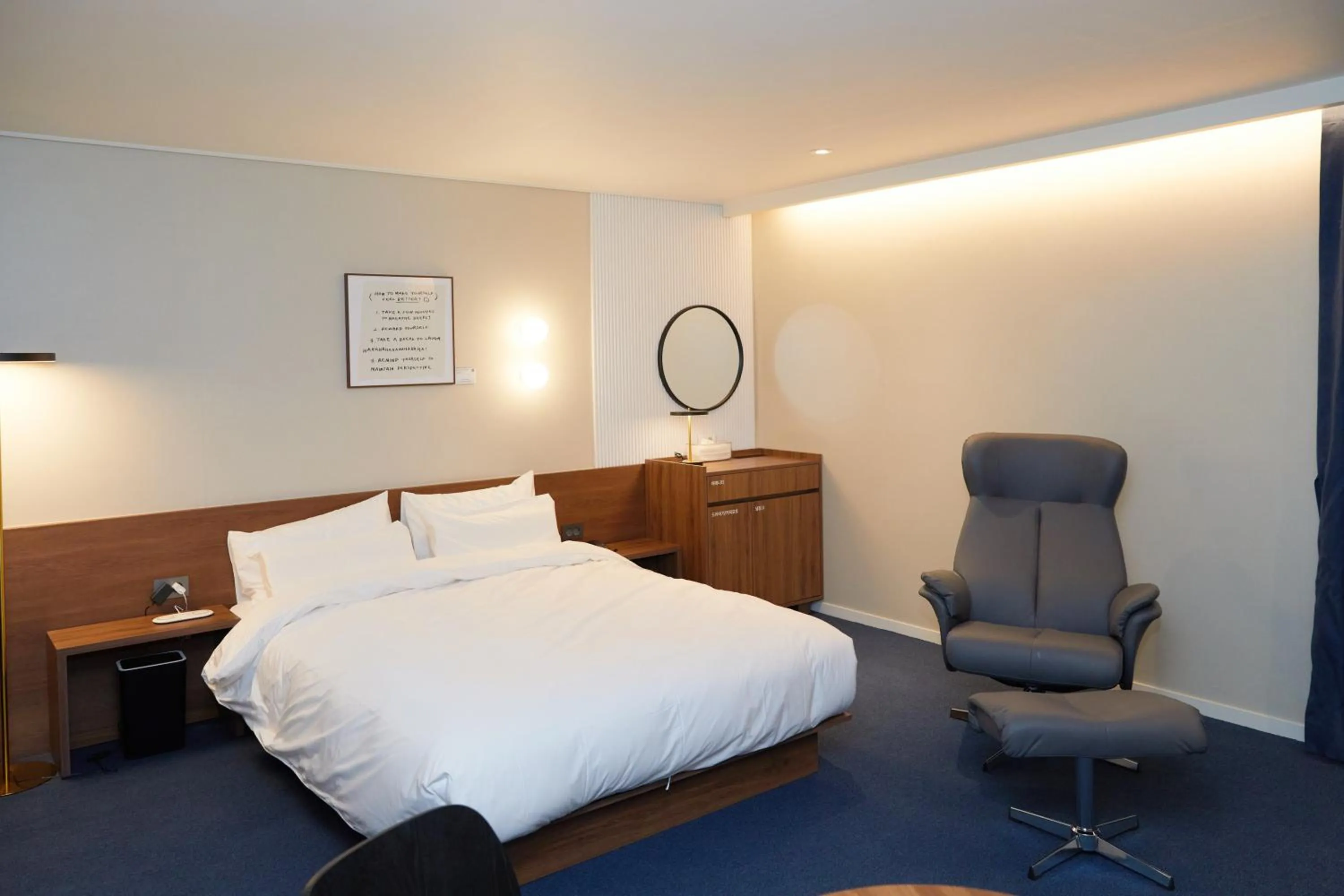 Bed in Anook Hotel Suwon